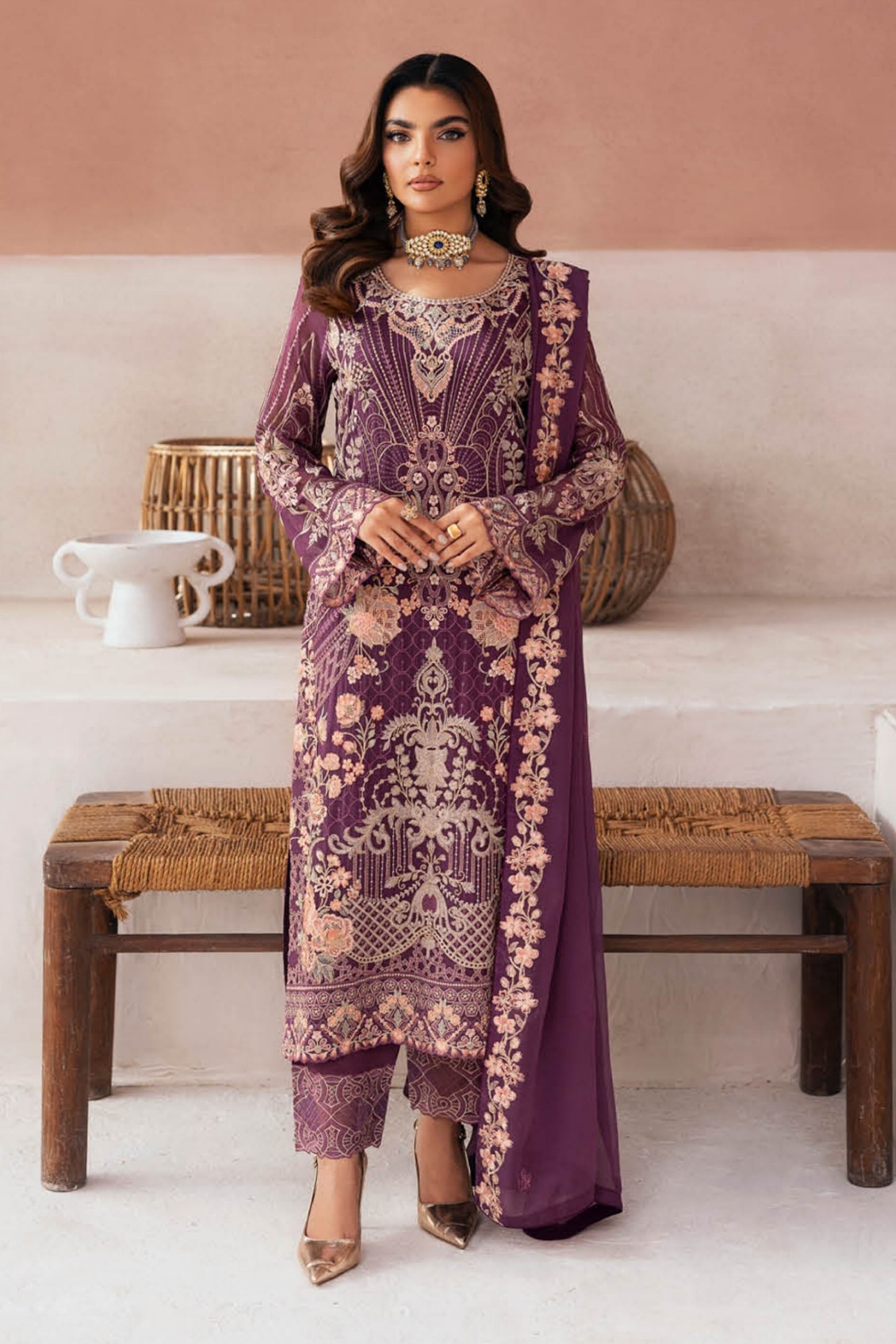 RAMSHA ARZOO CHIFFON COLLECTION VOL 1 2024