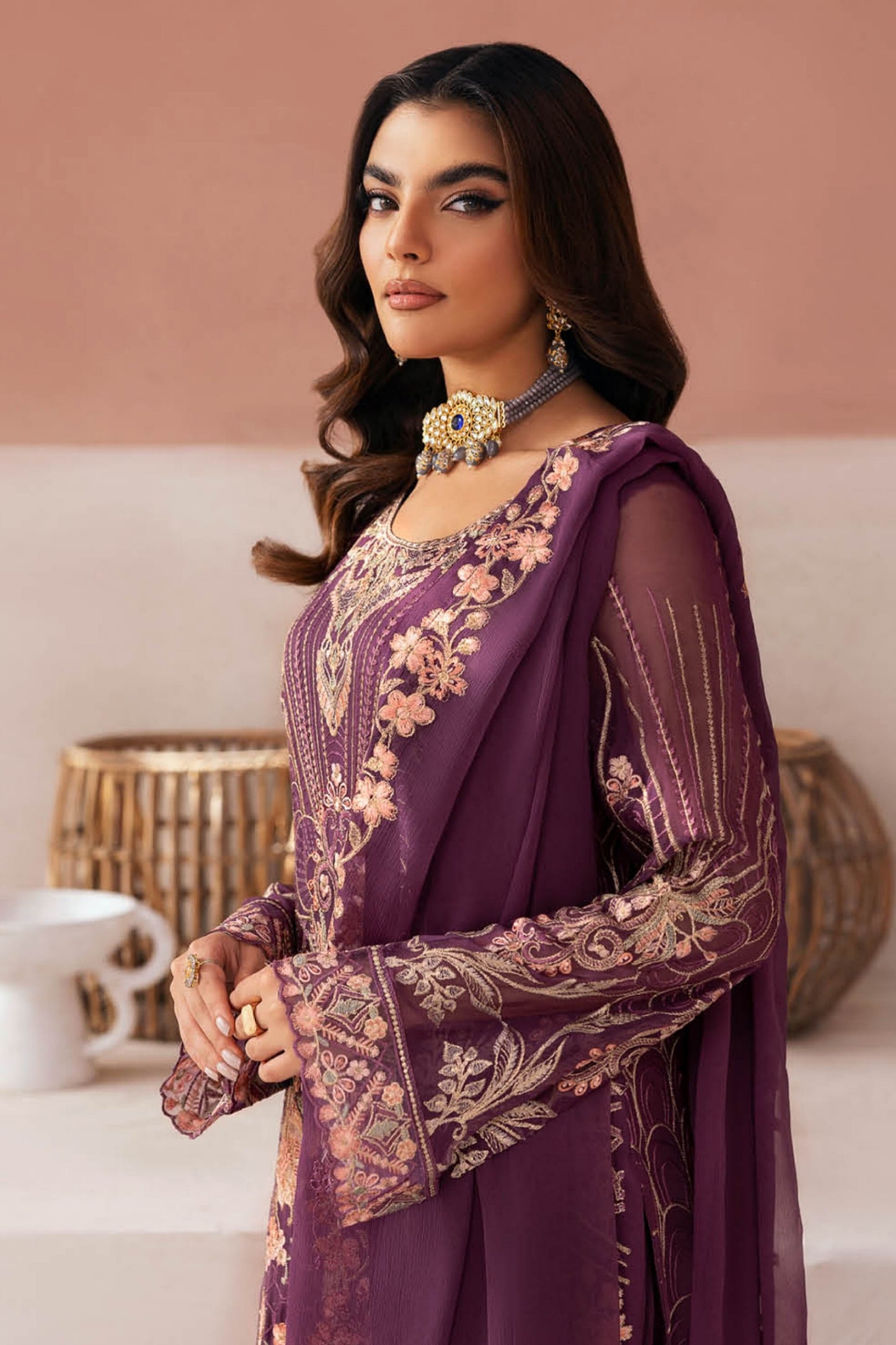 RAMSHA ARZOO CHIFFON COLLECTION VOL 1 2024