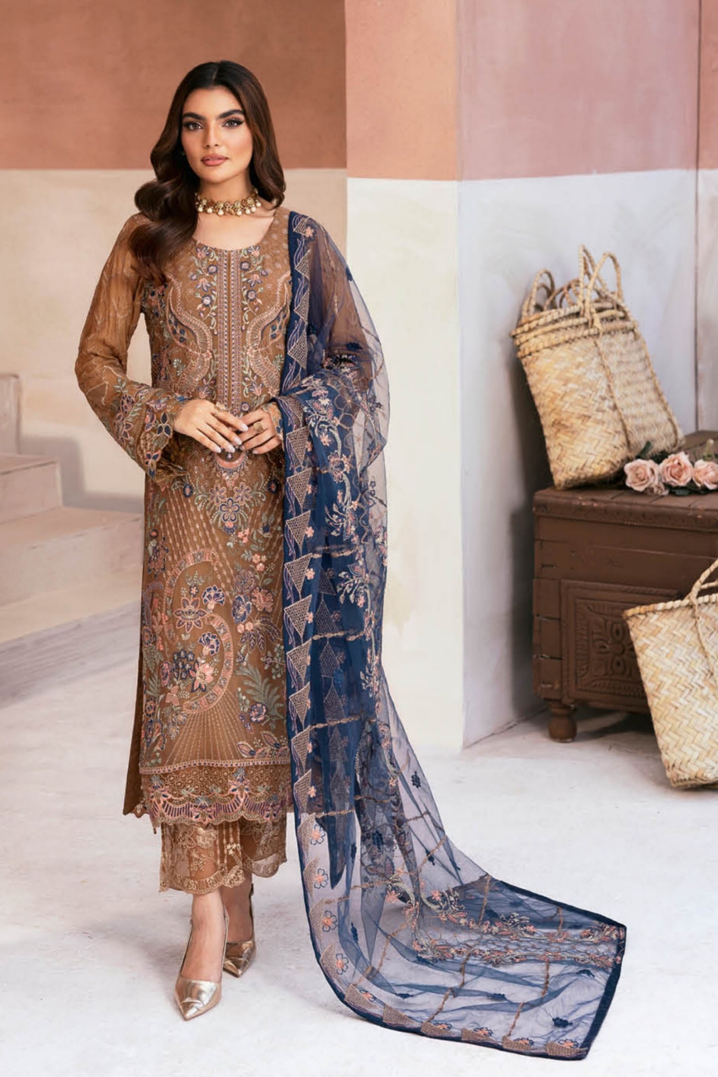 RAMSHA ARZOO CHIFFON COLLECTION VOL 1 2024