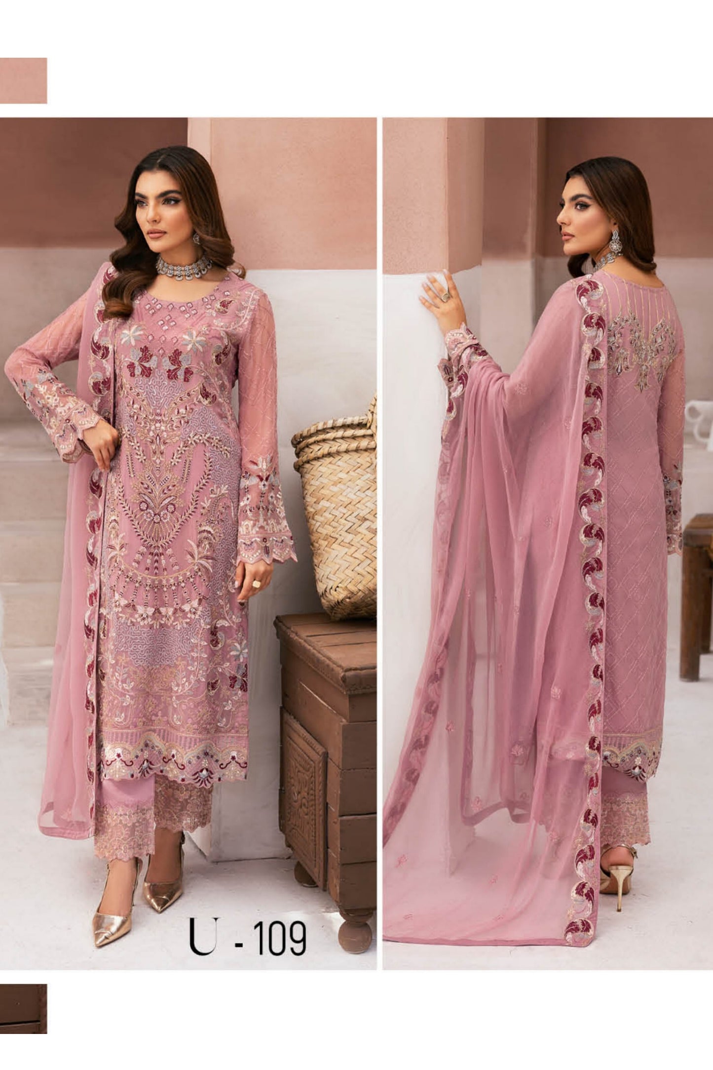 RAMSHA ARZOO CHIFFON COLLECTION VOL 1 2024