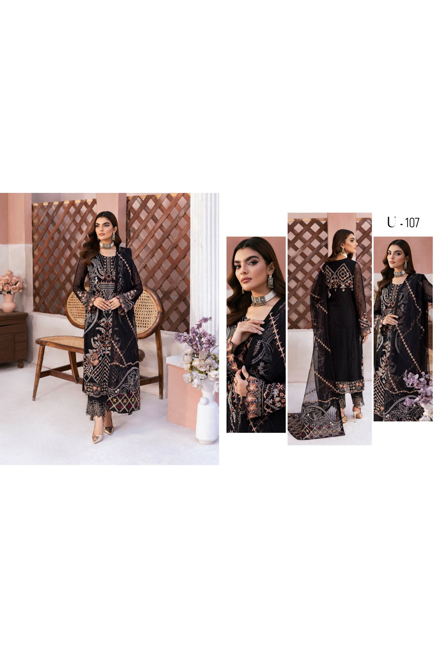 RAMSHA ARZOO CHIFFON COLLECTION VOL 1 2024