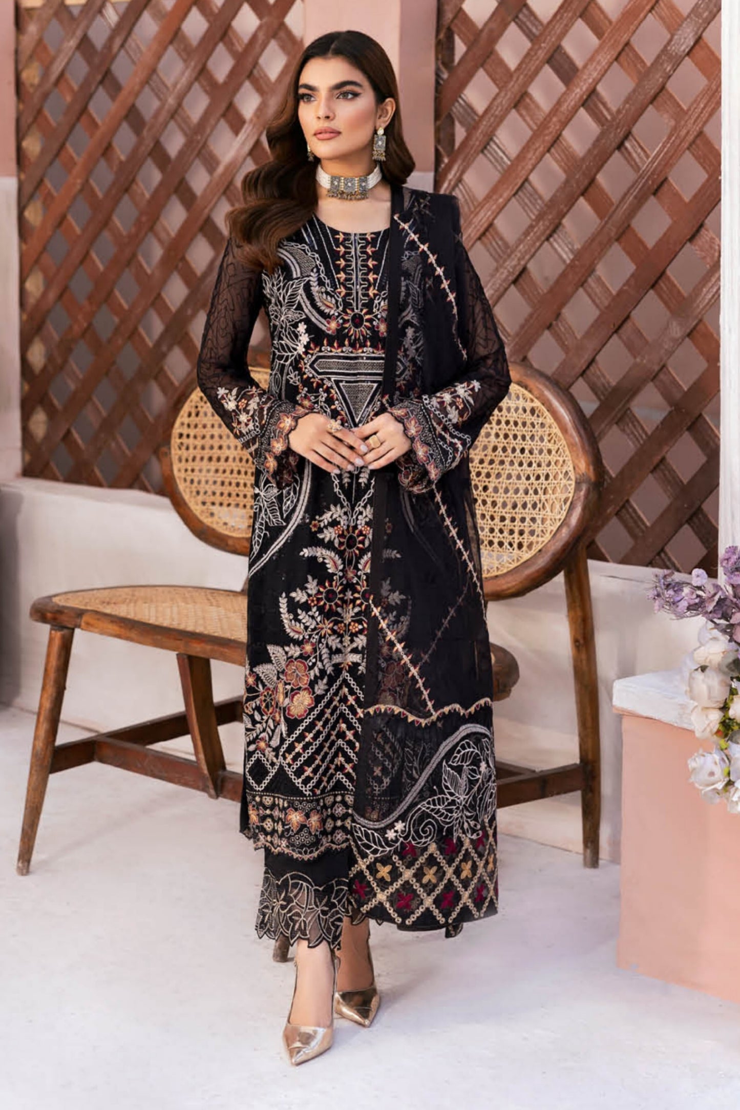 RAMSHA ARZOO CHIFFON COLLECTION VOL 1 2024