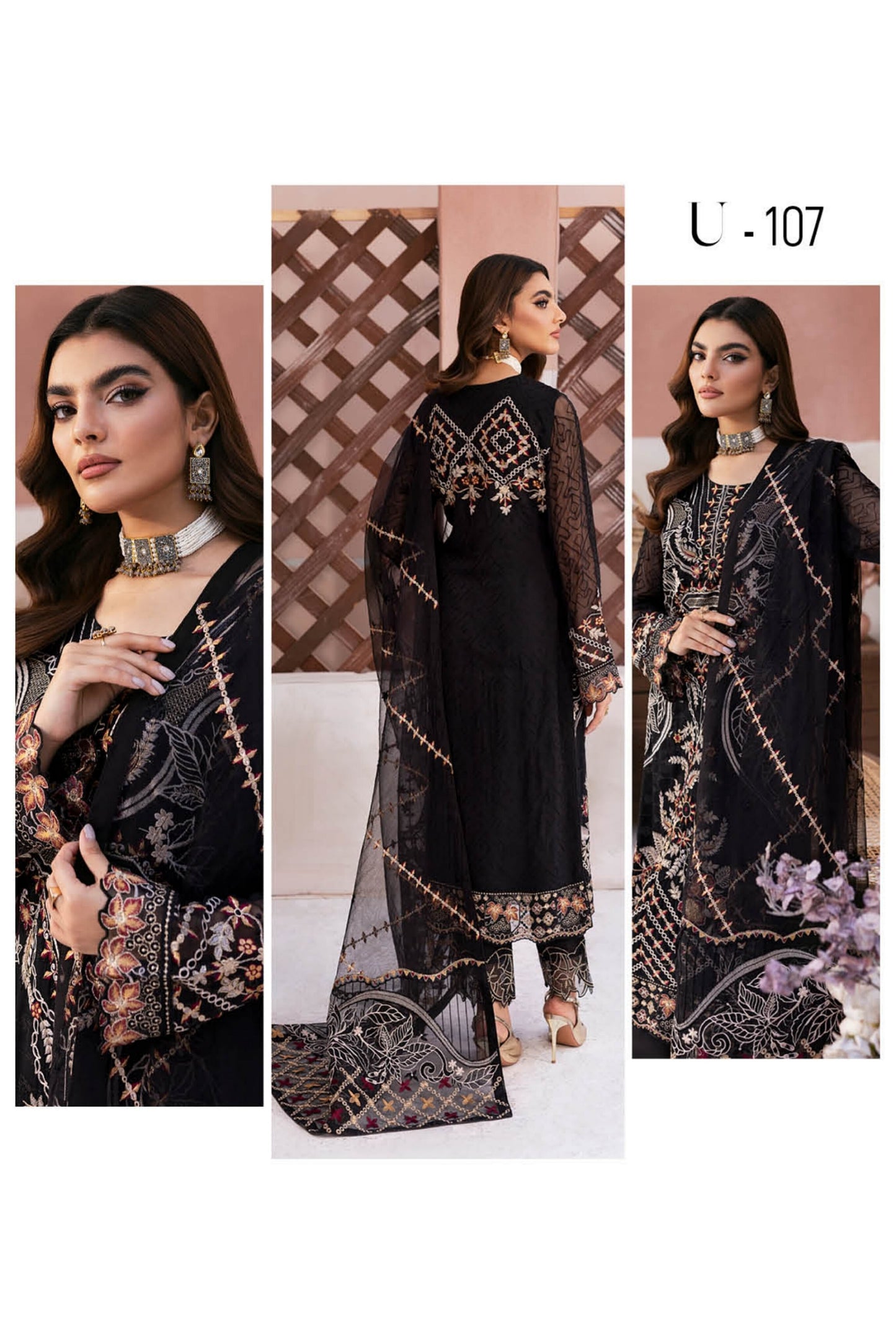 RAMSHA ARZOO CHIFFON COLLECTION VOL 1 2024