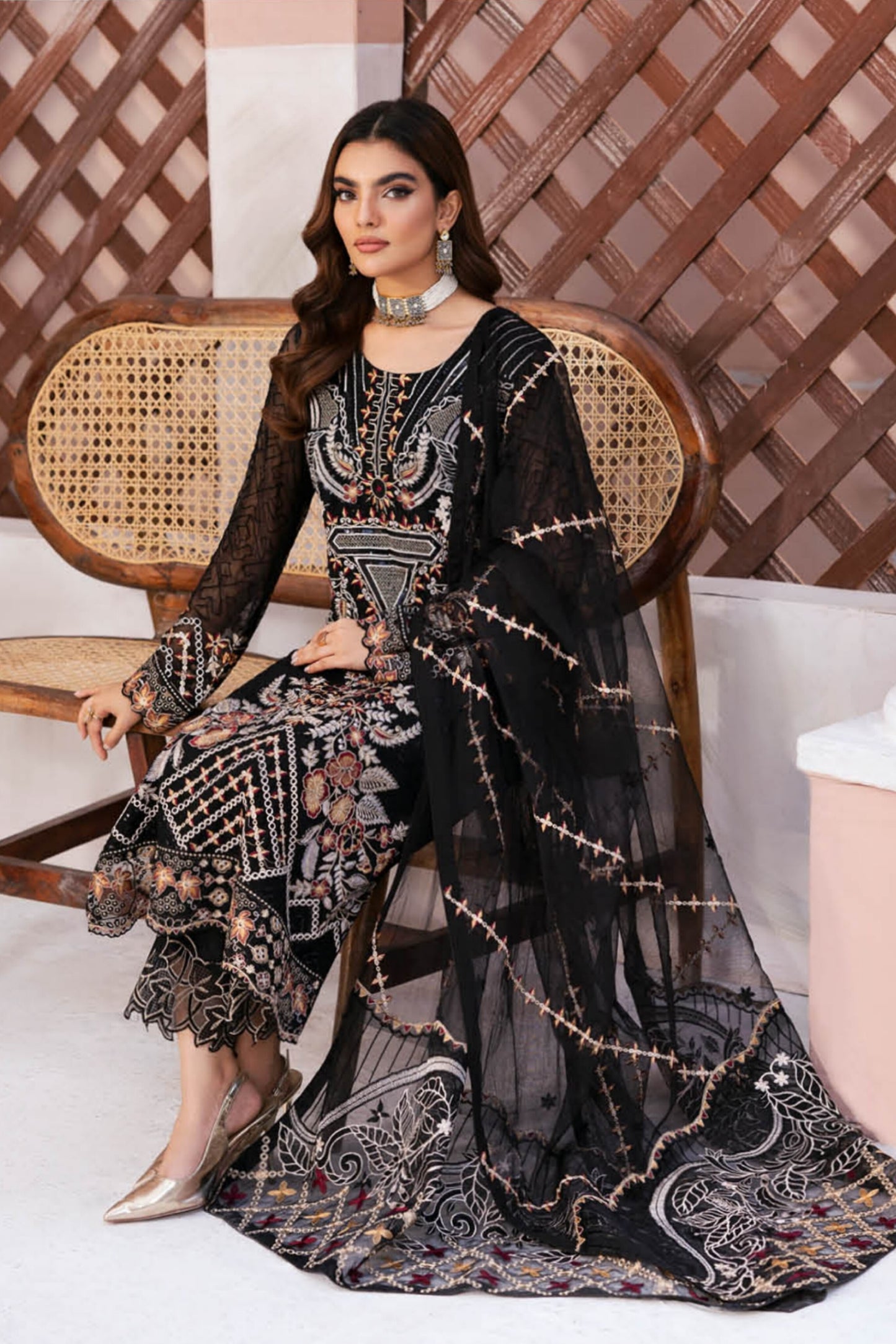 RAMSHA ARZOO CHIFFON COLLECTION VOL 1 2024