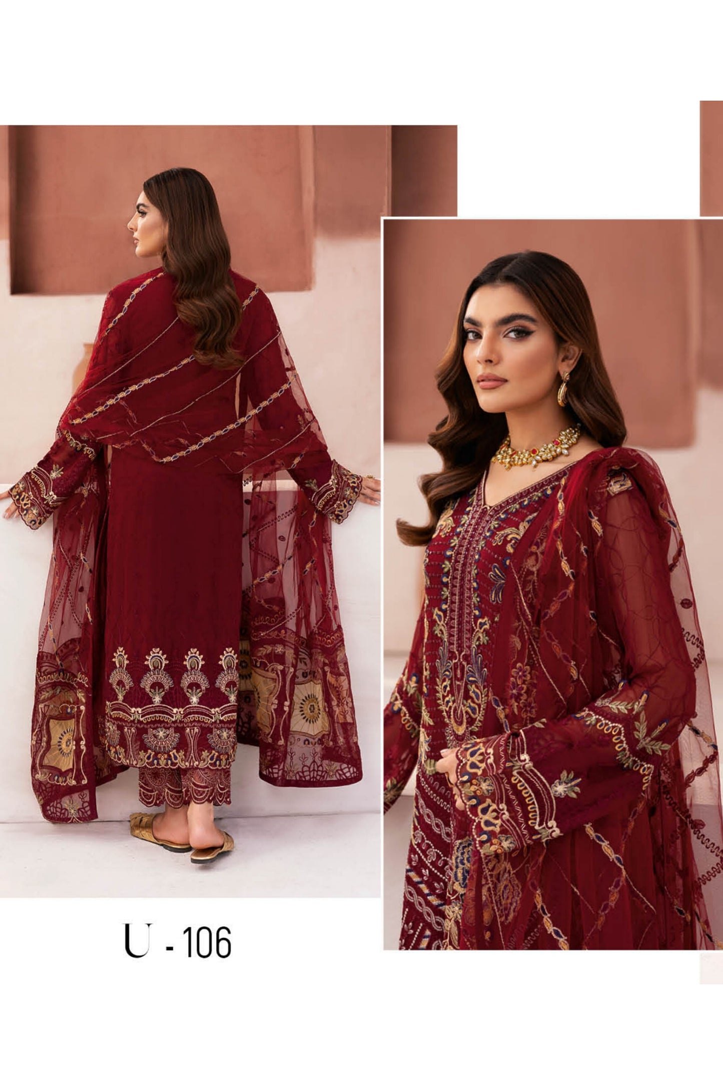 RAMSHA ARZOO CHIFFON COLLECTION VOL 1 2024