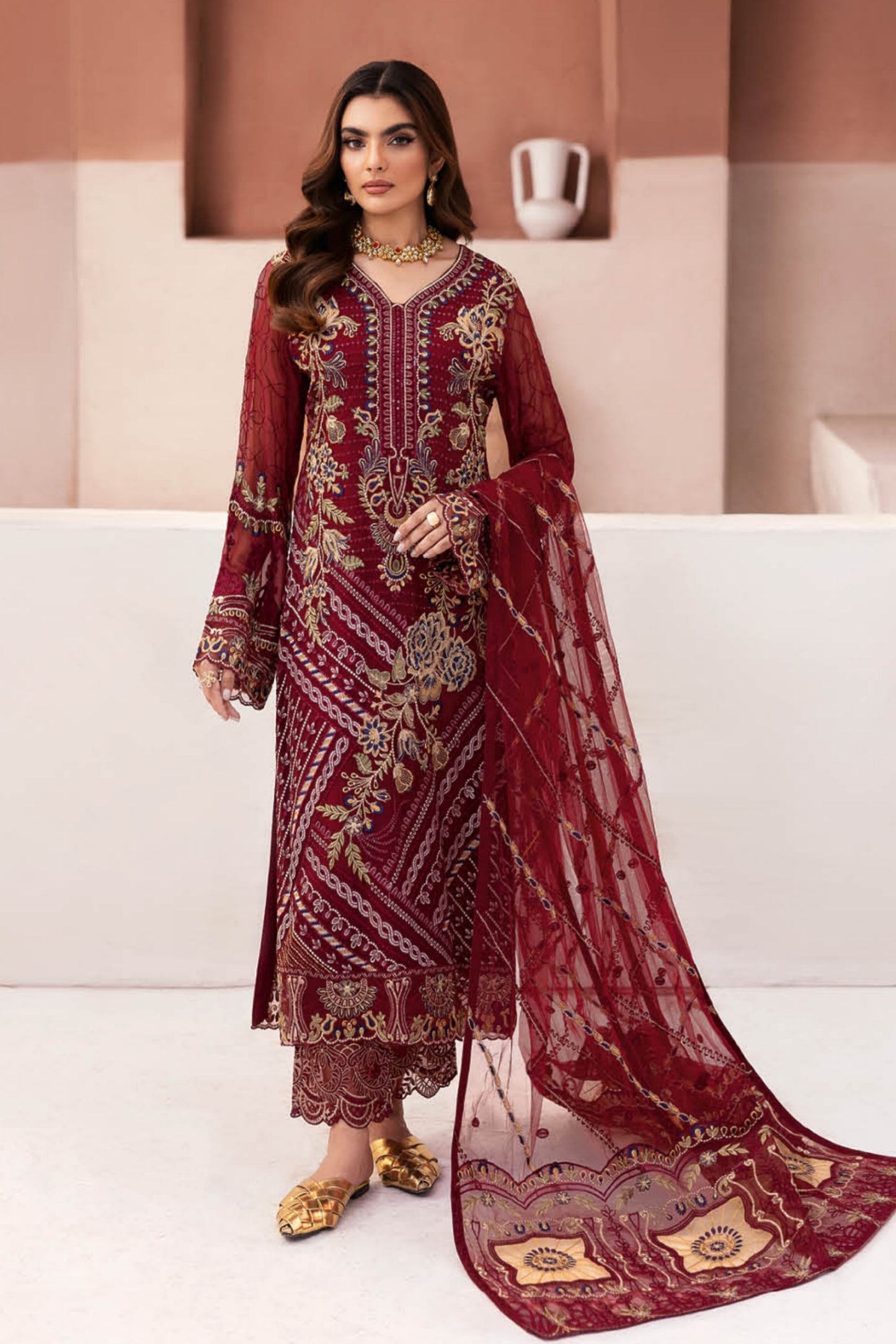 RAMSHA ARZOO CHIFFON COLLECTION VOL 1 2024