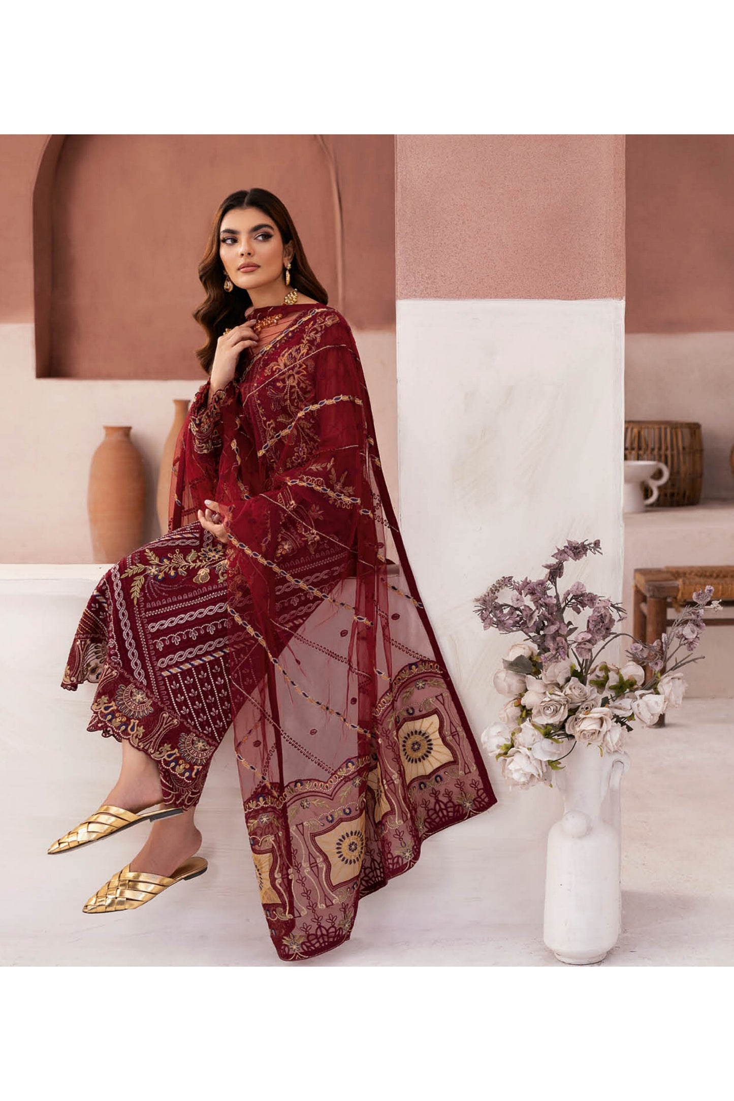 RAMSHA ARZOO CHIFFON COLLECTION VOL 1 2024