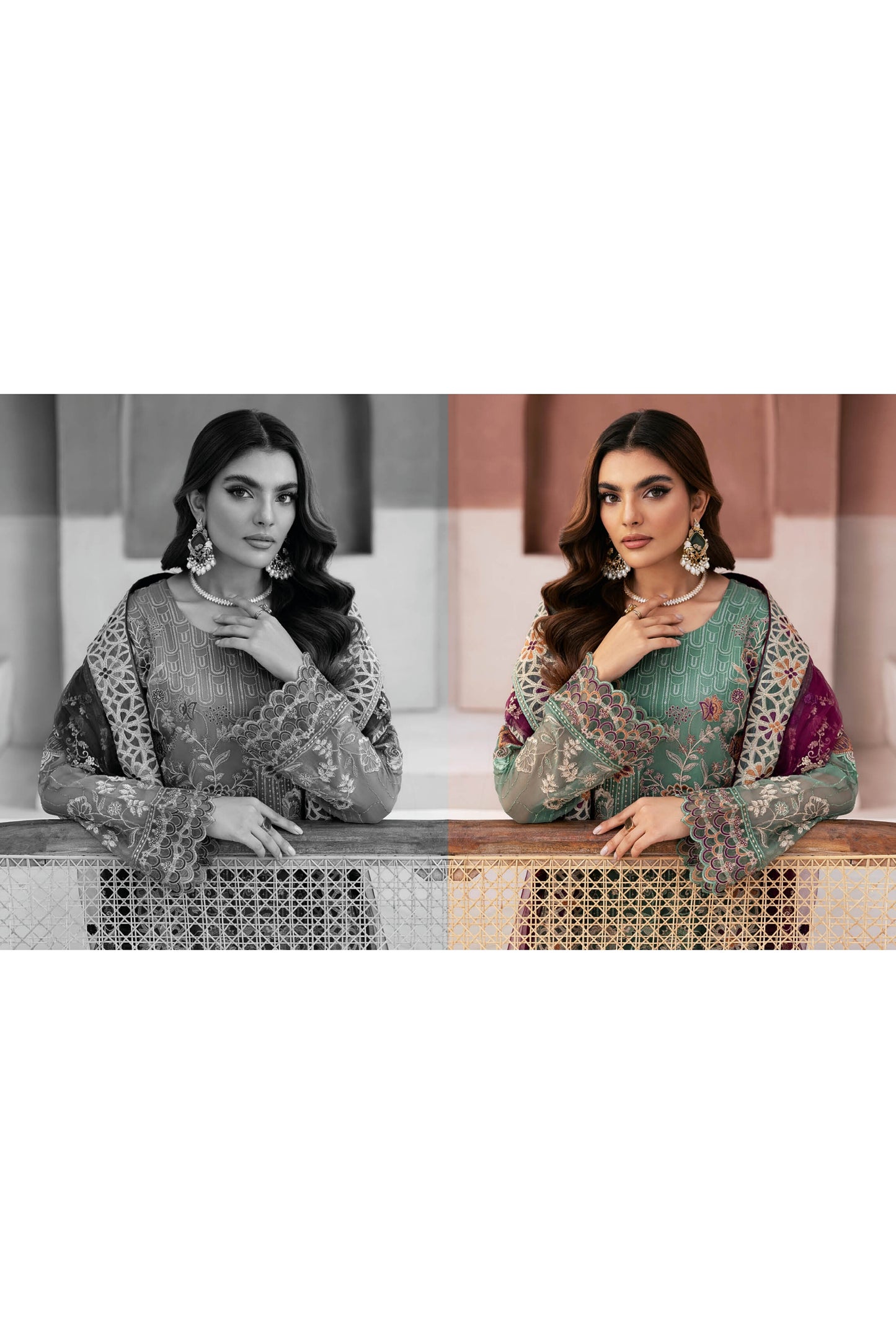 RAMSHA ARZOO CHIFFON COLLECTION VOL 1 2024