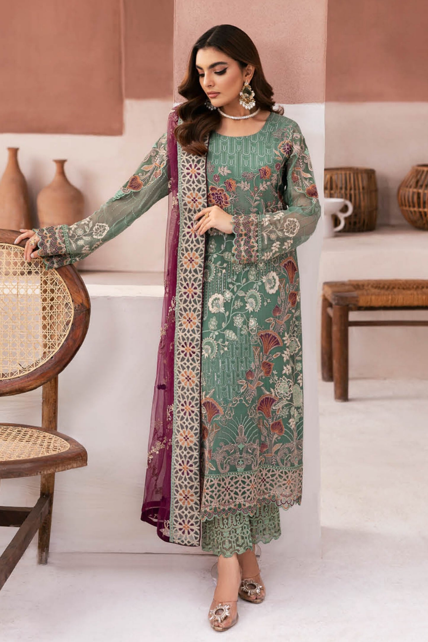 RAMSHA ARZOO CHIFFON COLLECTION VOL 1 2024