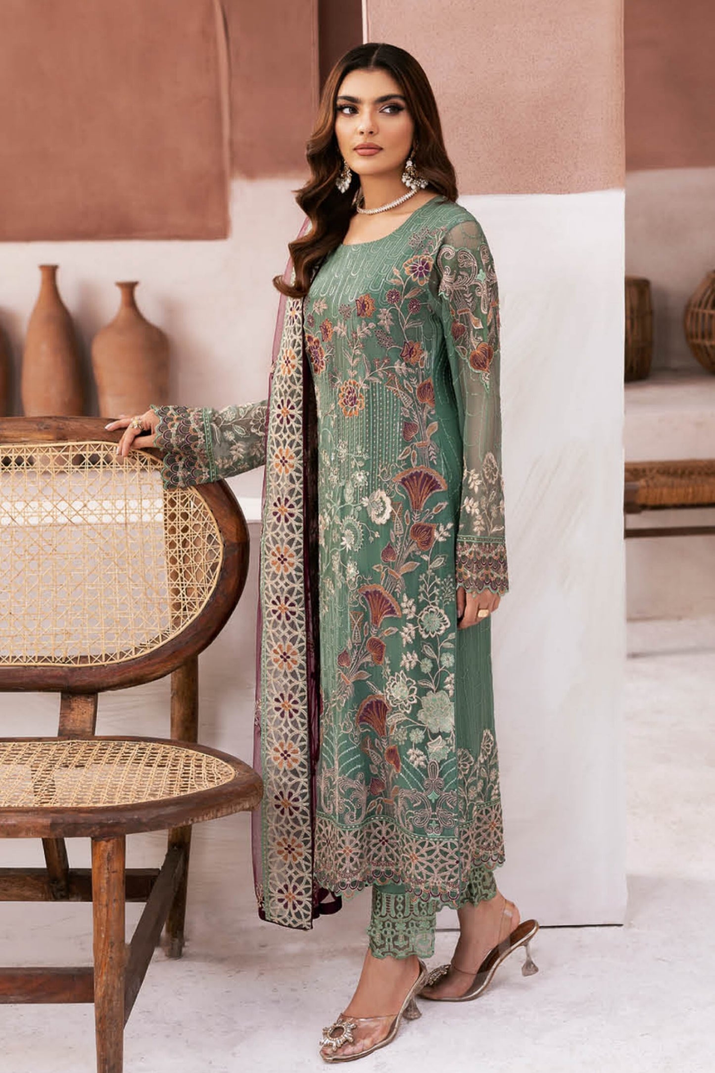 RAMSHA ARZOO CHIFFON COLLECTION VOL 1 2024