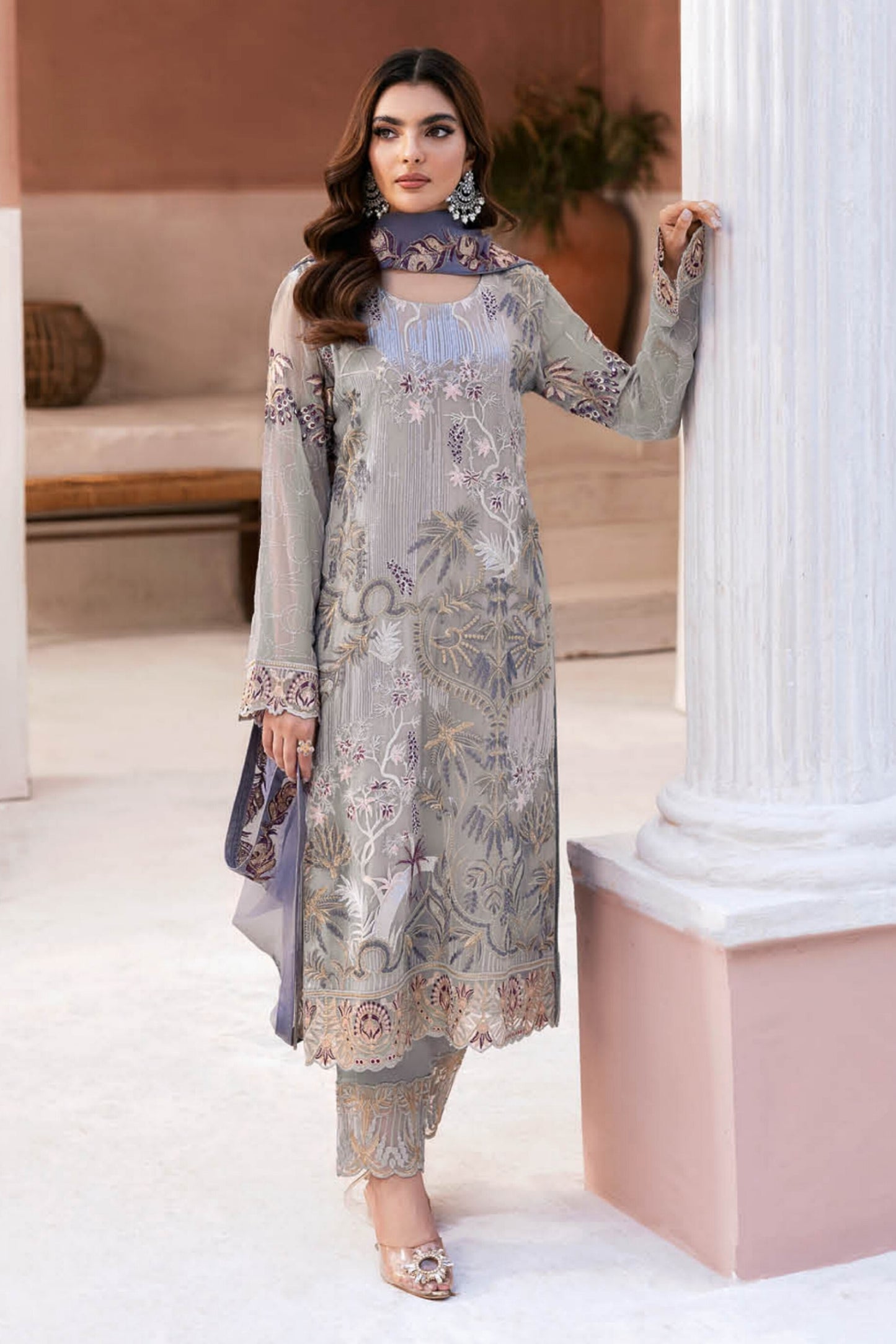 RAMSHA ARZOO CHIFFON COLLECTION VOL 1 2024