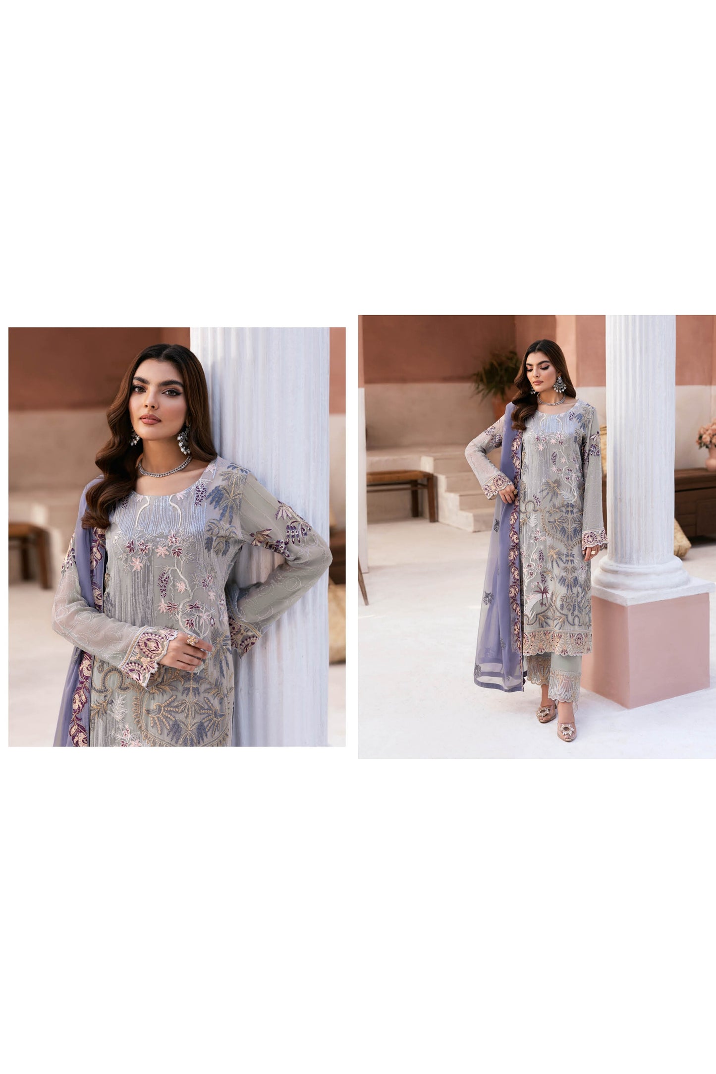 RAMSHA ARZOO CHIFFON COLLECTION VOL 1 2024