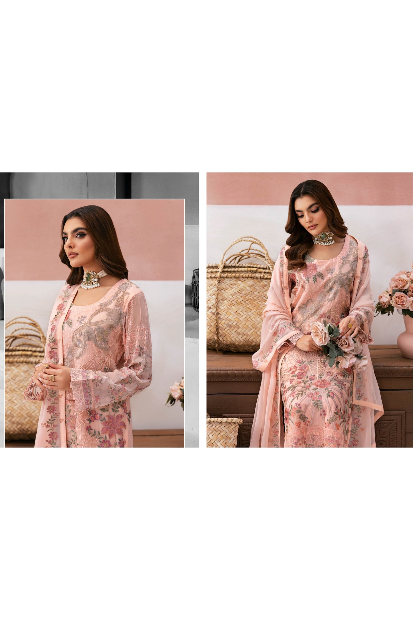 RAMSHA ARZOO CHIFFON COLLECTION VOL 1 2024