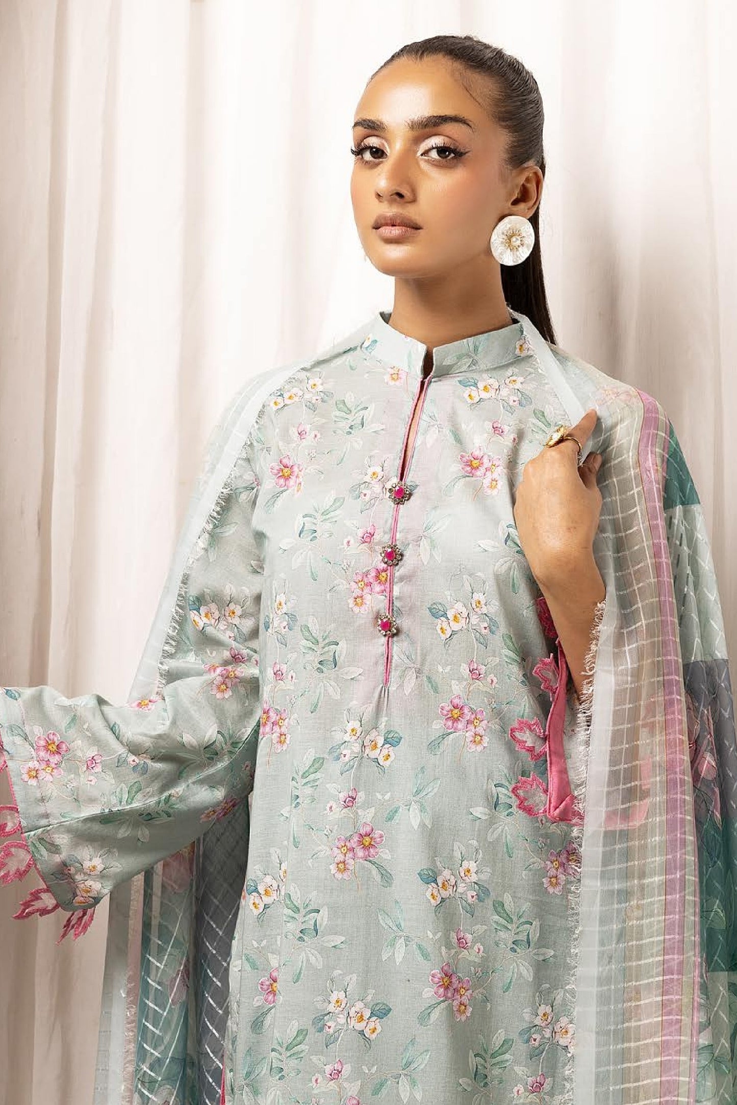 PRINTKARI BY NUR CHIKANKARI EMBROIDERED LAWN 2024 🌸🌸