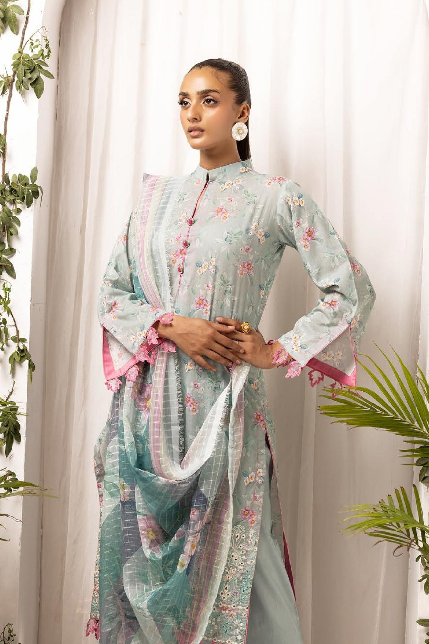 PRINTKARI BY NUR CHIKANKARI EMBROIDERED LAWN 2024 🌸🌸