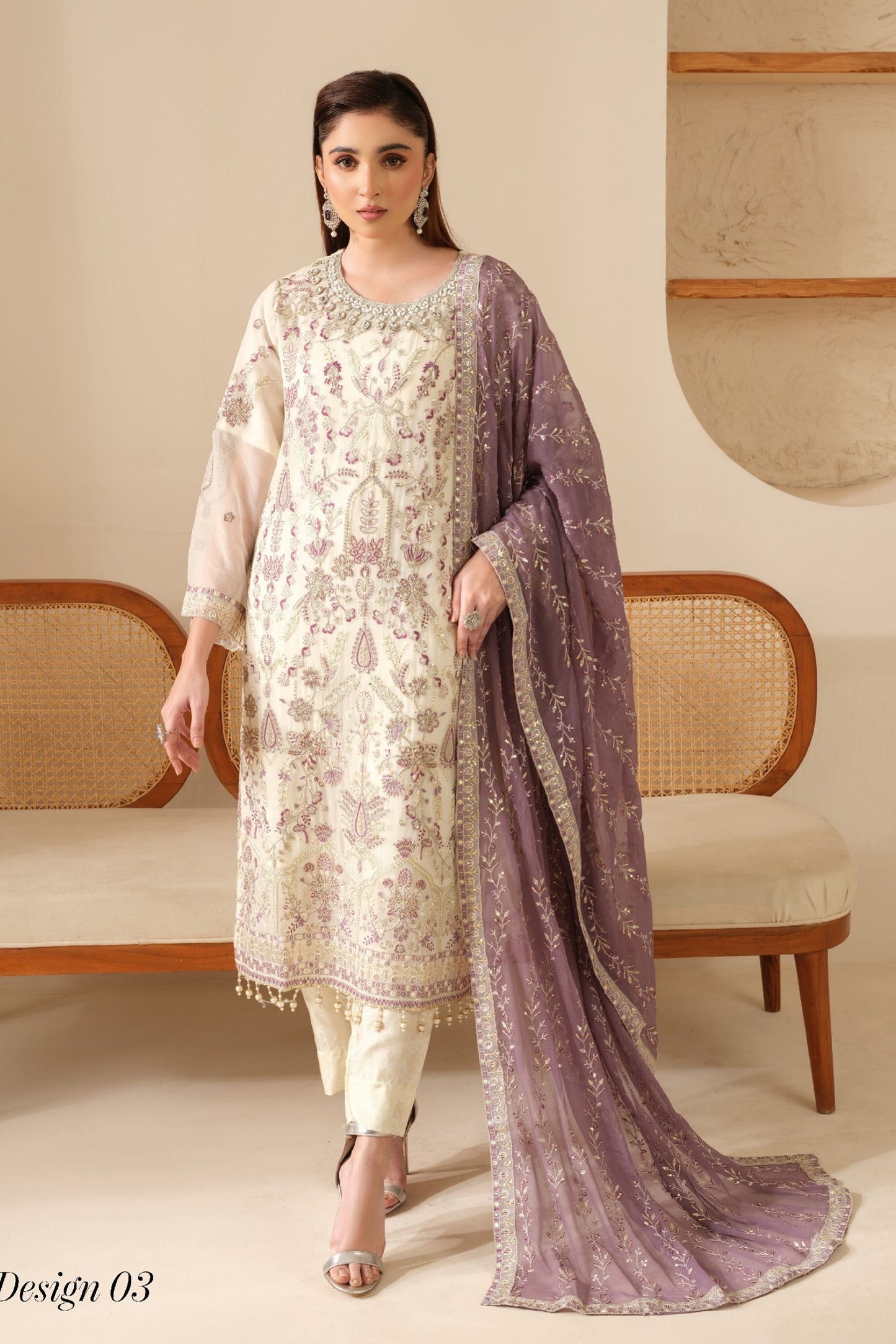 JANAM BY POSHAK SEMI STITCHED CHIFFON COLLECTION 2024