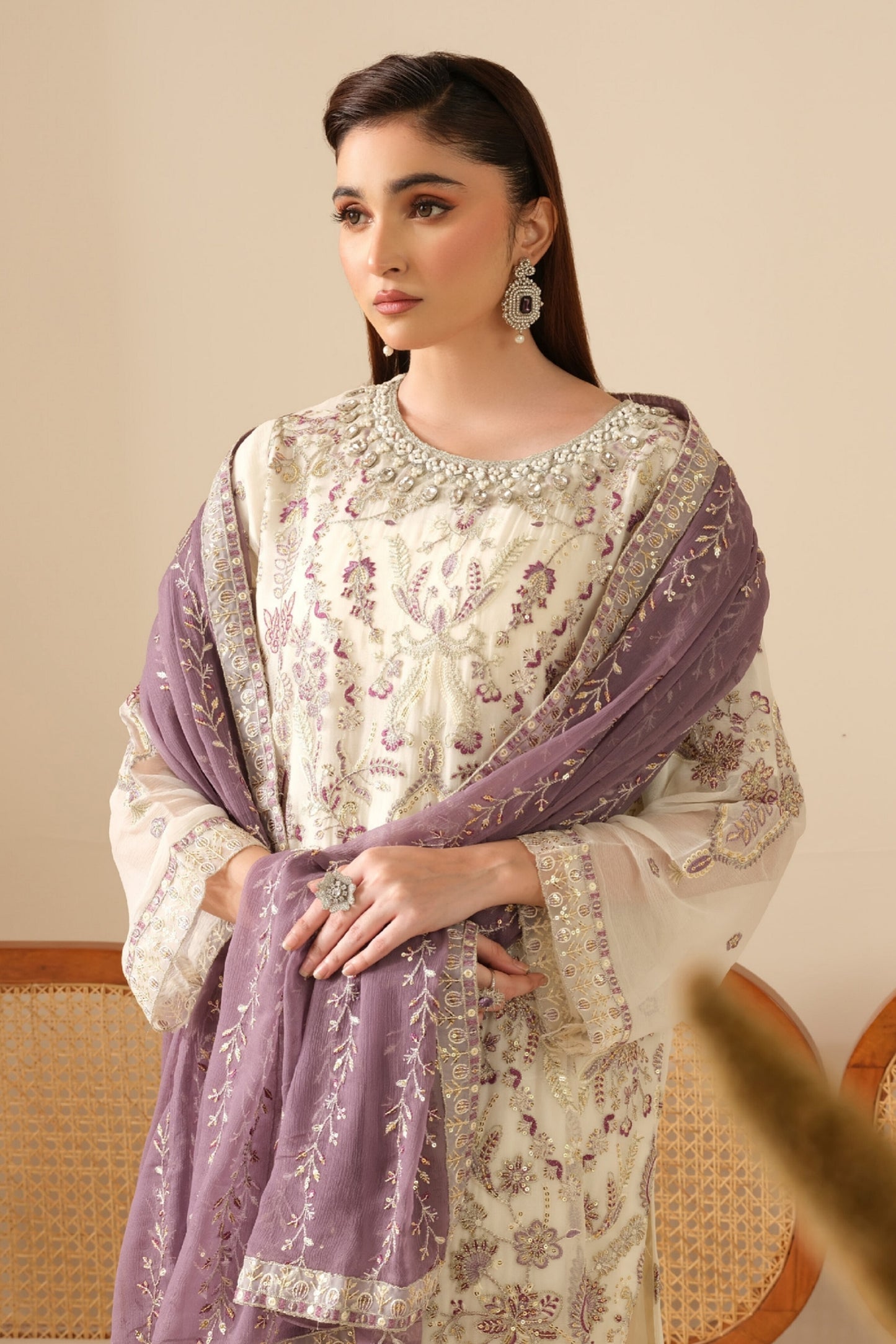 JANAM BY POSHAK SEMI STITCHED CHIFFON COLLECTION 2024