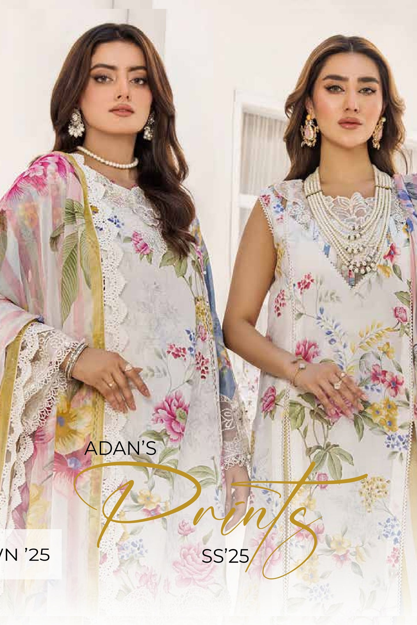 ADAN'S PRINTS UNSTITCHED LAWN SS'25