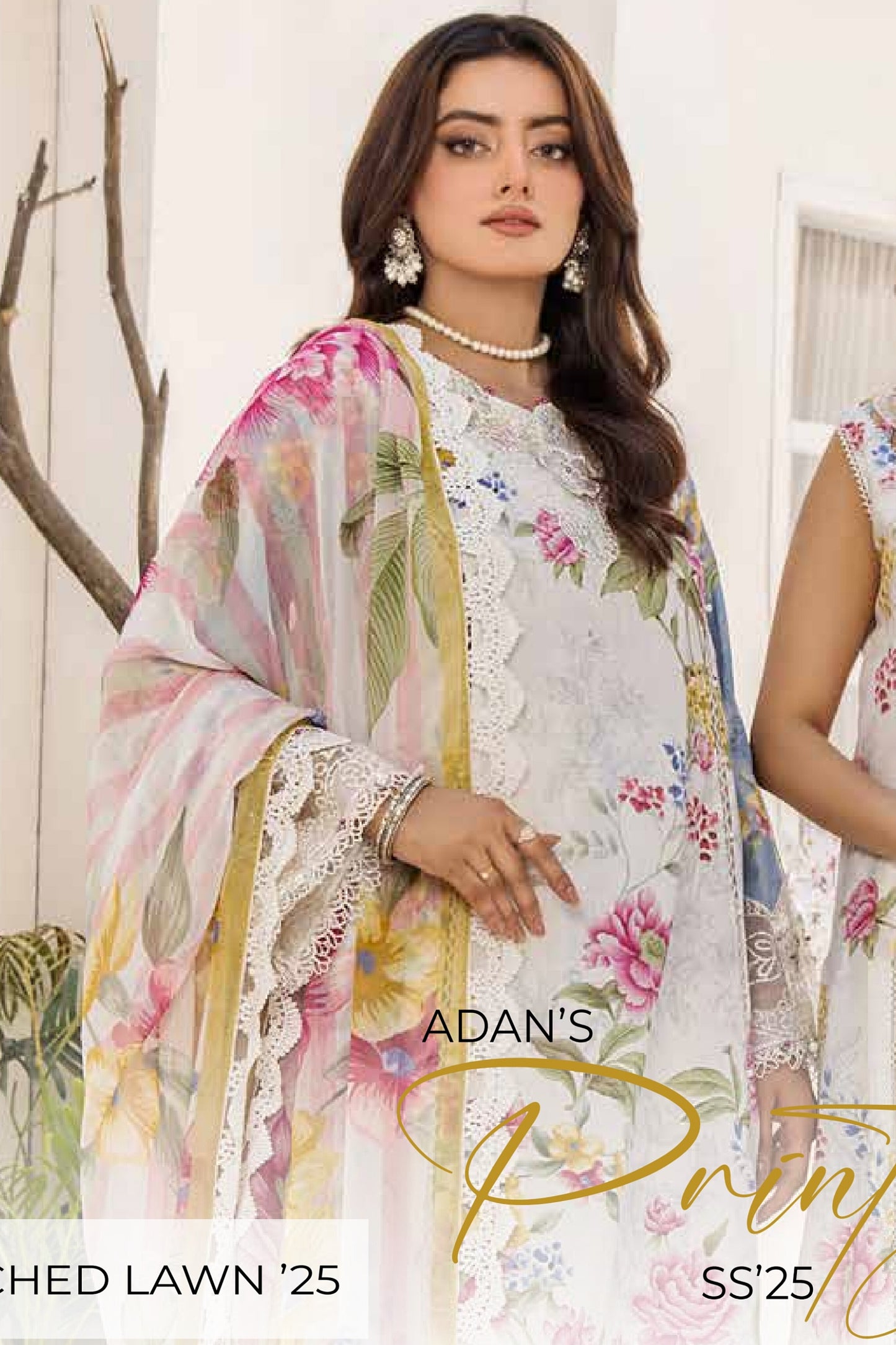 ADAN'S PRINTS UNSTITCHED LAWN SS'25