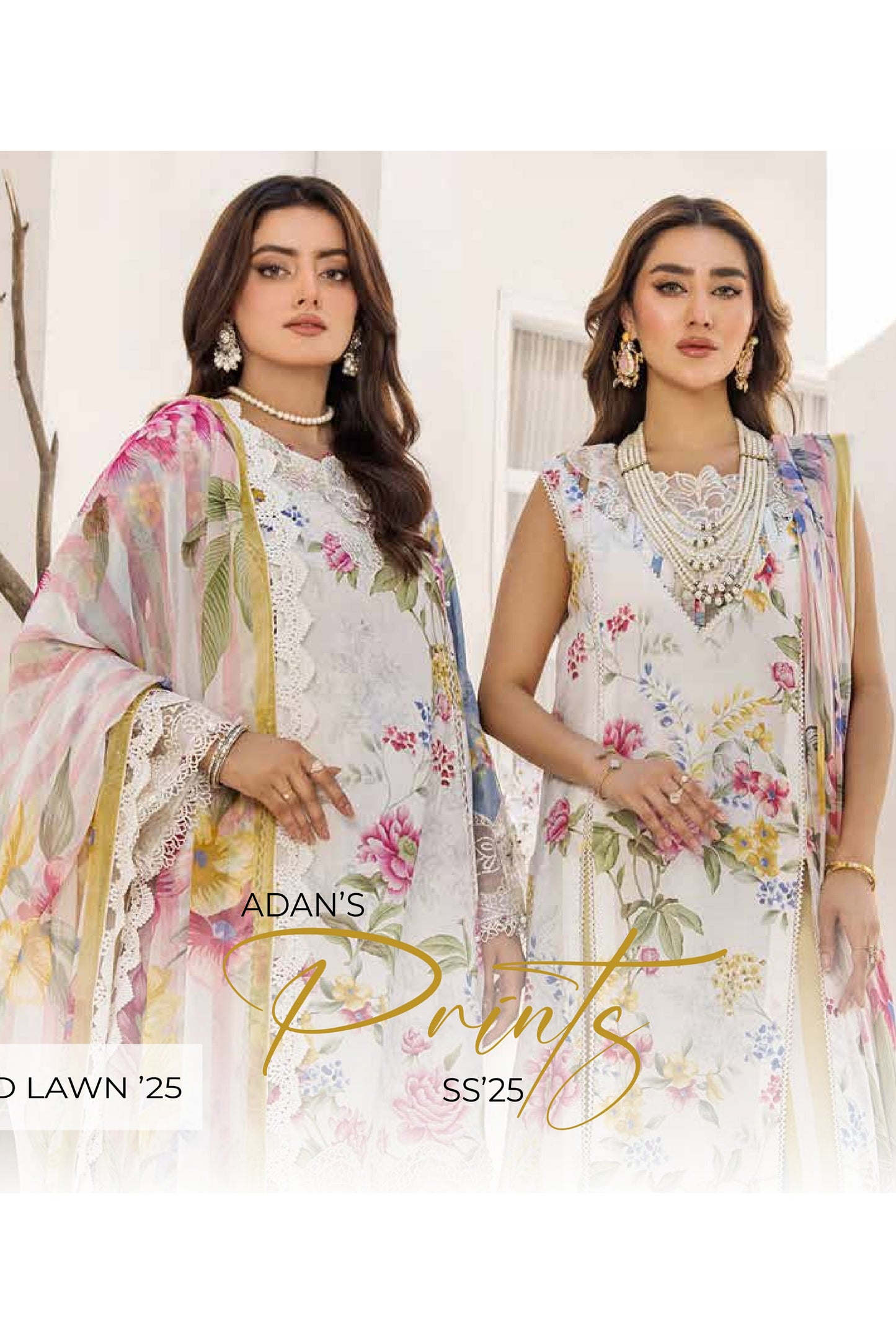 ADAN'S PRINTS UNSTITCHED LAWN SS'25