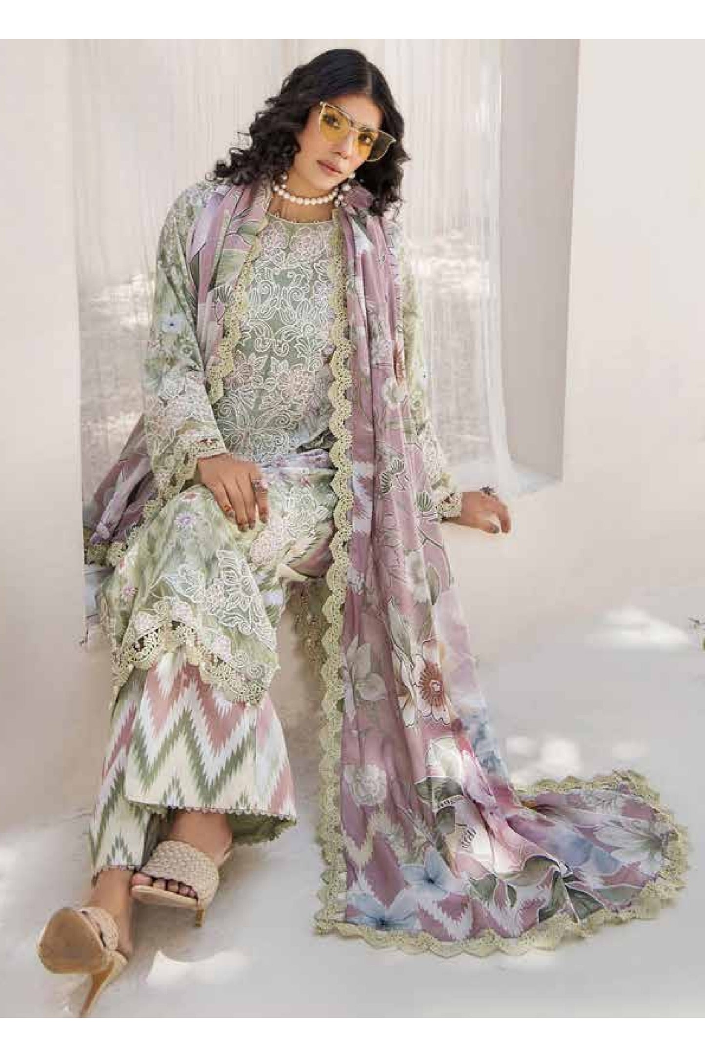 ADAN'S PRINTS UNSTITCHED LAWN SS'25