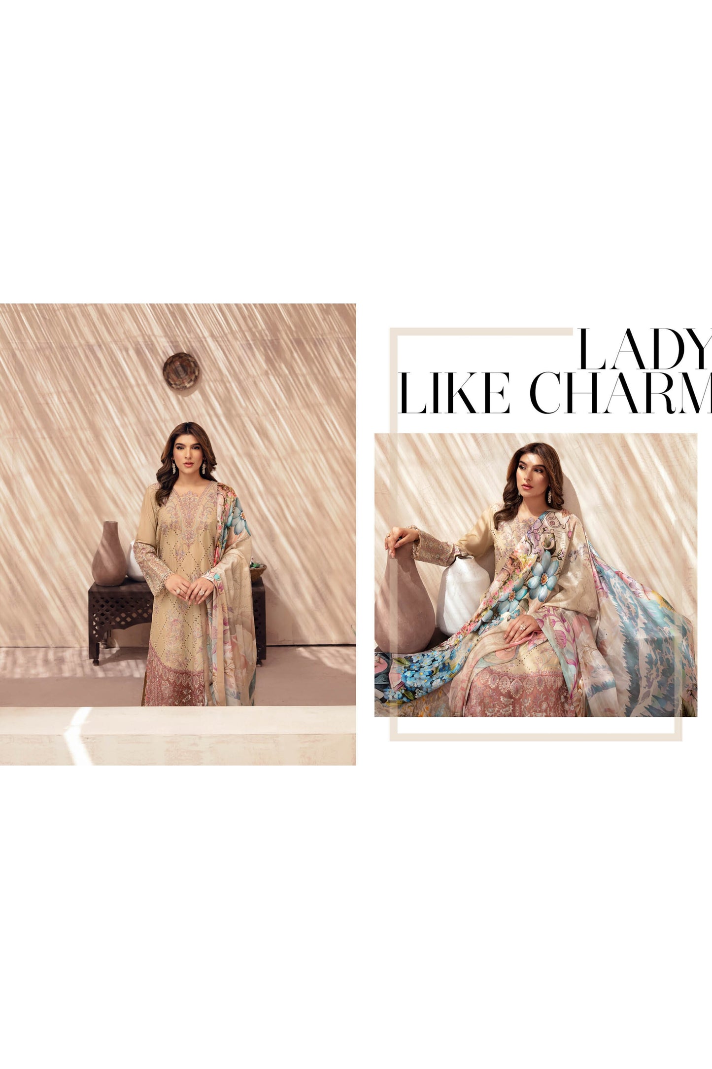 RAMSHA ANDAAZ LUXURY LAWN VOL 10 2025 🌸🌸🌸