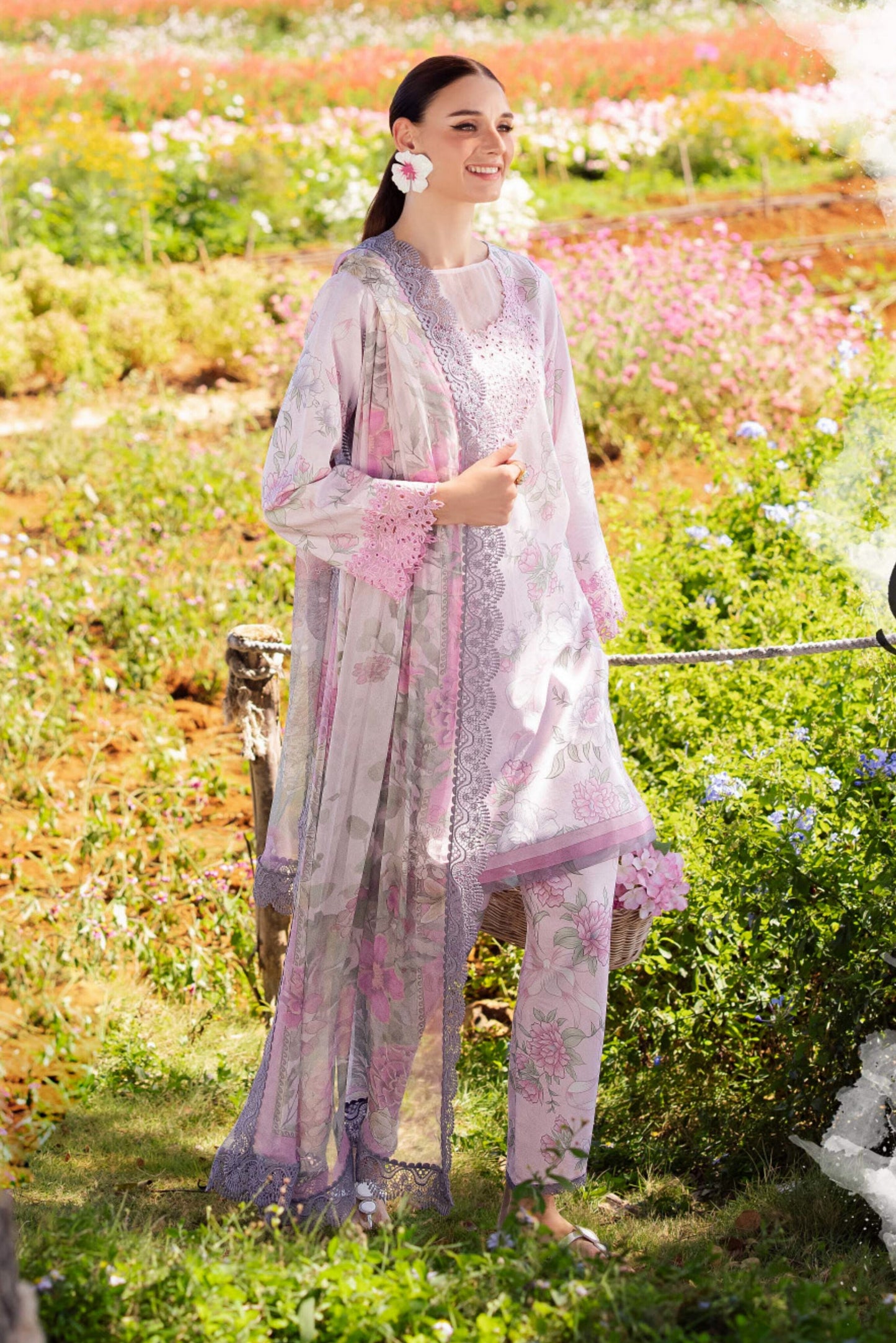 JADE FLORA 3 PC LAWN EMBROIDERED COLLECTION SS 25