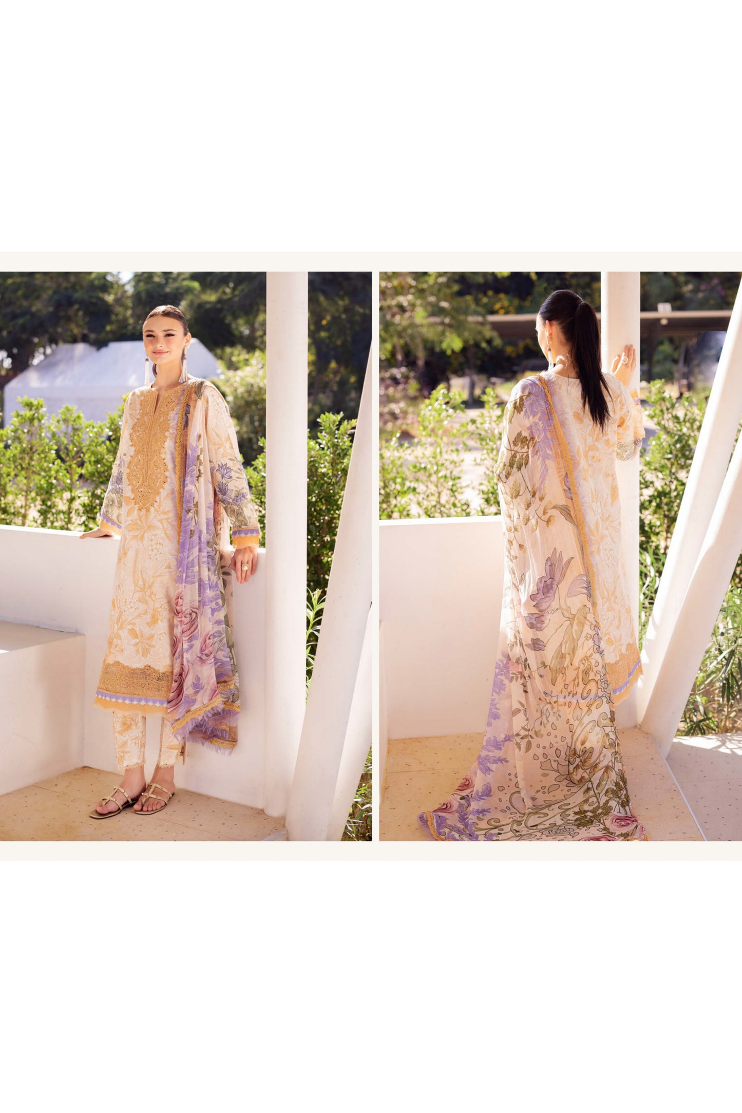 JADE FLORA 3 PC LAWN EMBROIDERED COLLECTION SS 25