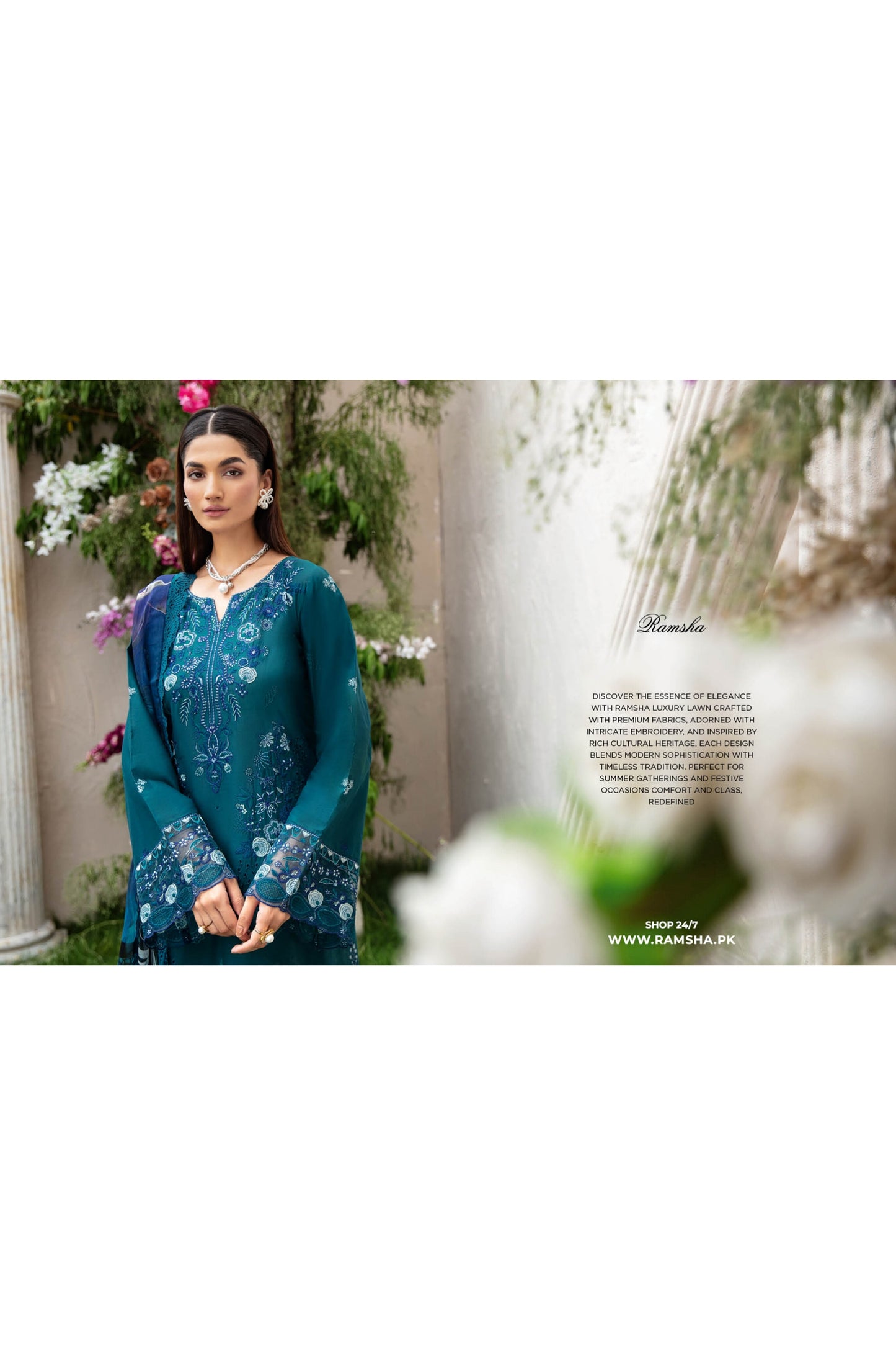 RAMSHA RIWAYAT LUXURY LAWN VOL 10 2025