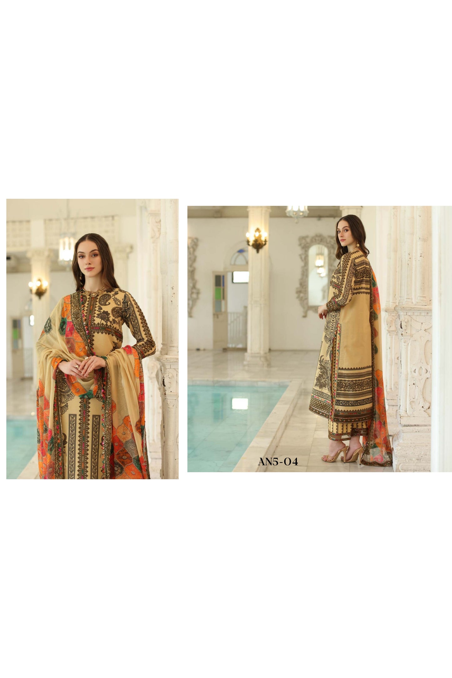 CHARIZMA ANIIQ EMBROIDERED COLLECTION SPRING SUMMER 2025