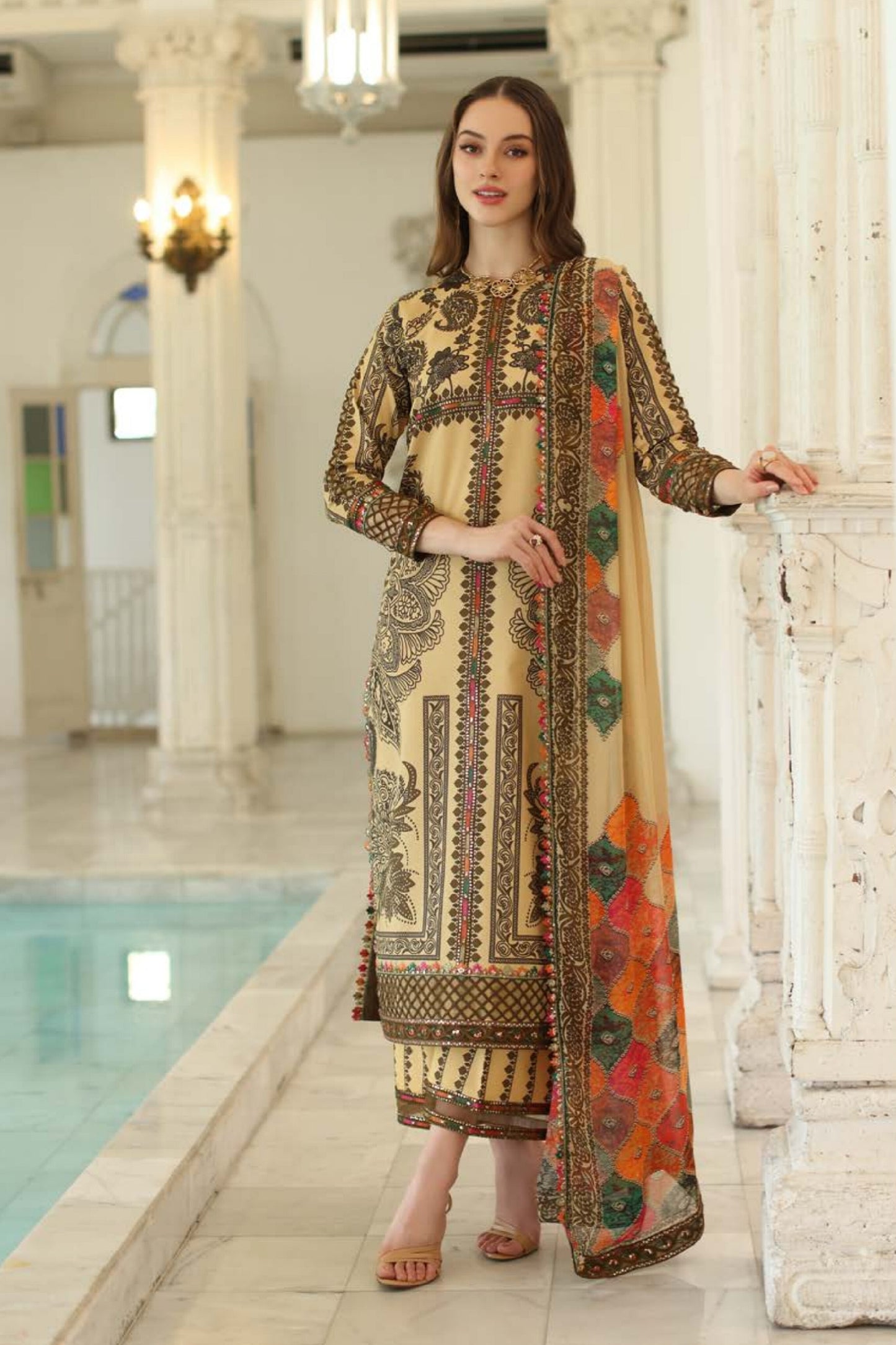 CHARIZMA ANIIQ EMBROIDERED COLLECTION SPRING SUMMER 2025