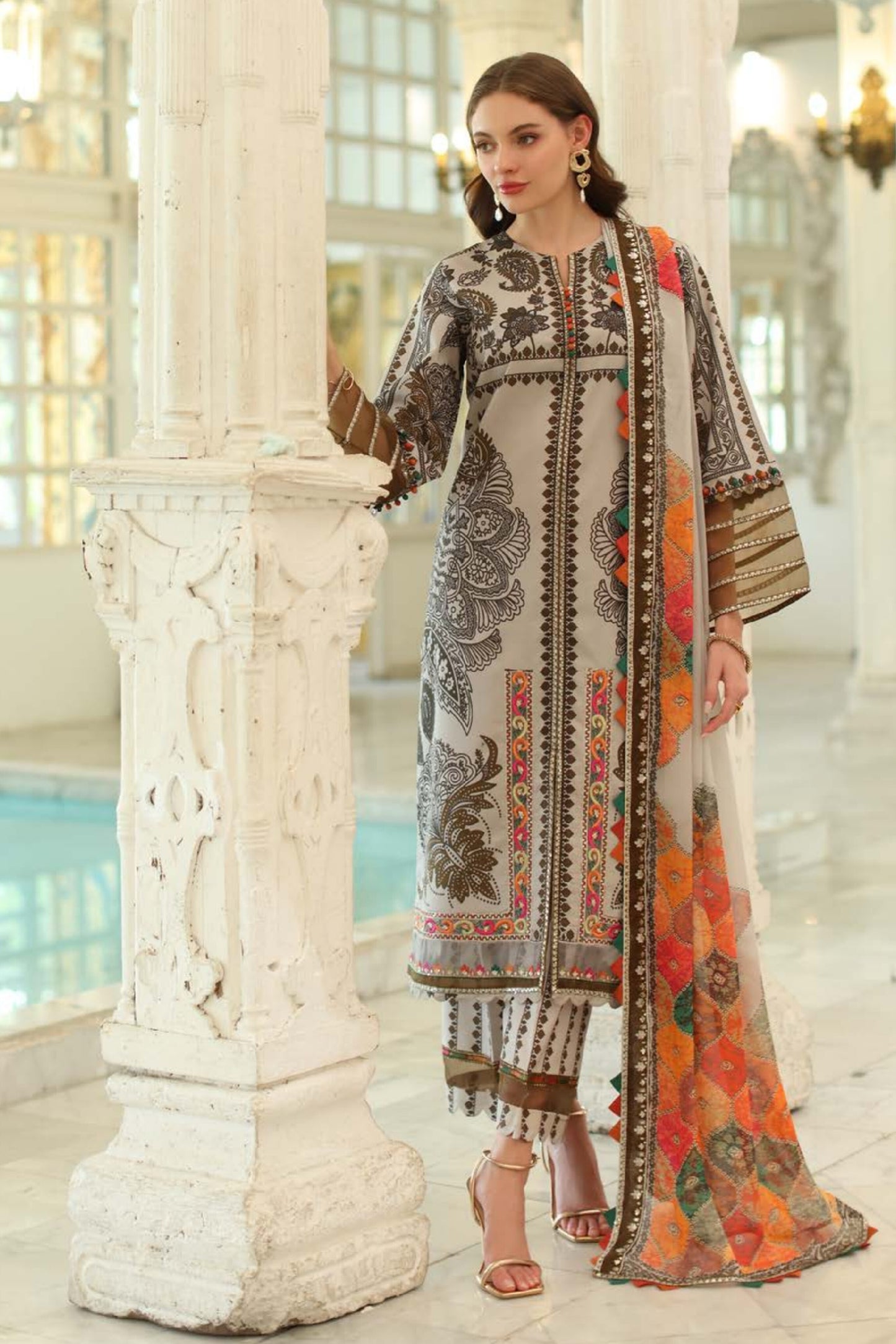 CHARIZMA ANIIQ EMBROIDERED COLLECTION SPRING SUMMER 2025