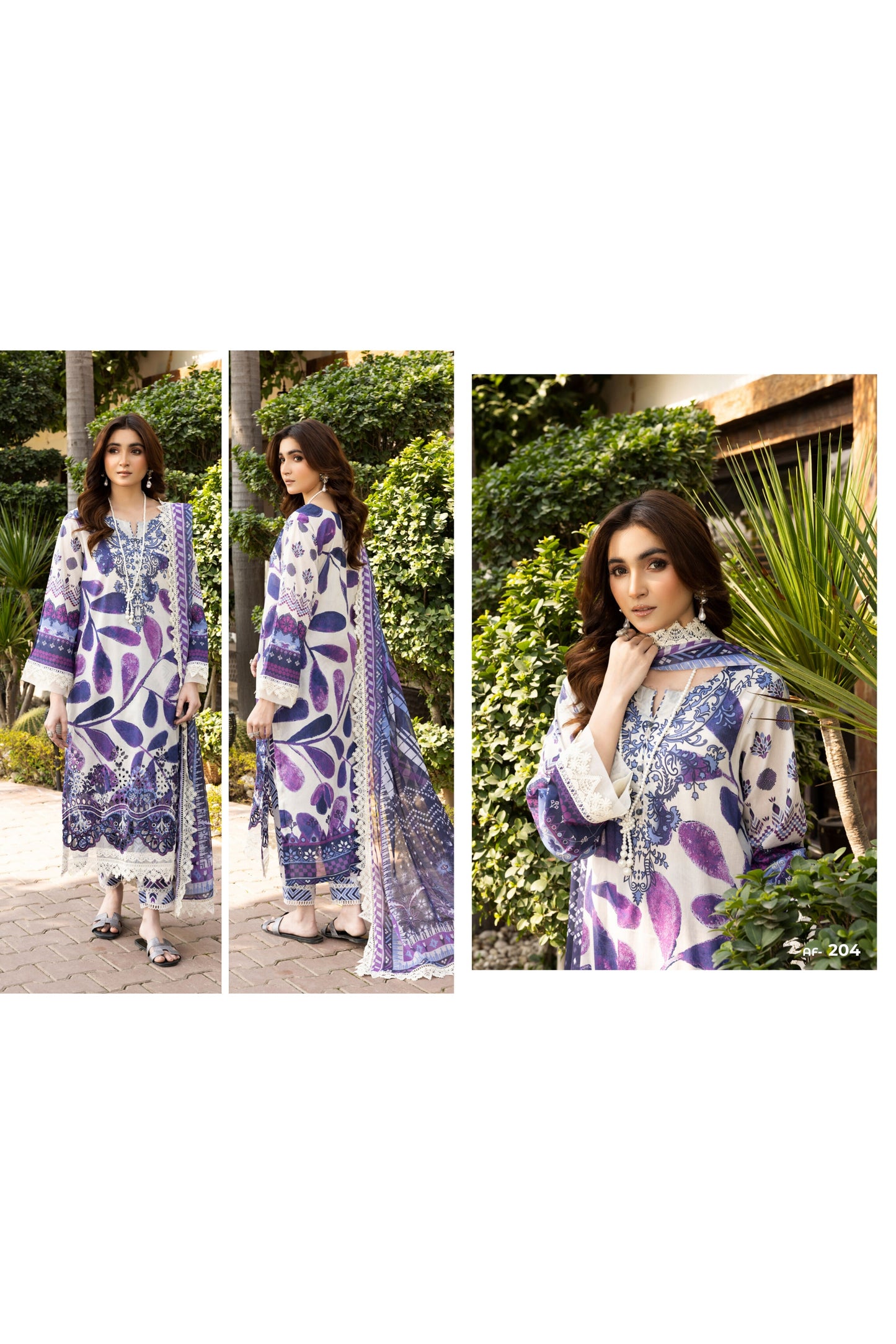 AAFREEN BY RIAZ ARTS EMBROIDERED LAWN 2025