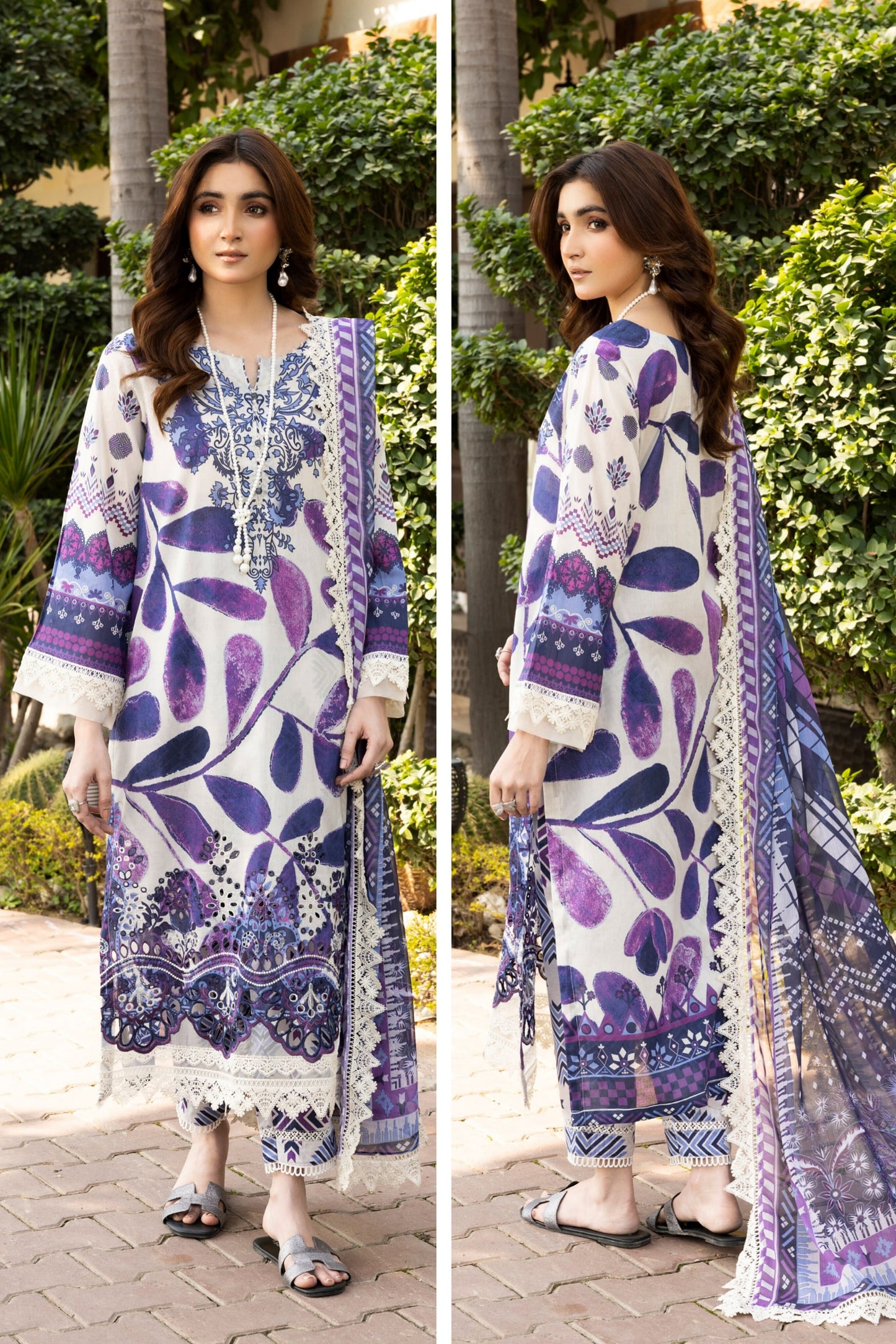 AAFREEN BY RIAZ ARTS EMBROIDERED LAWN 2025