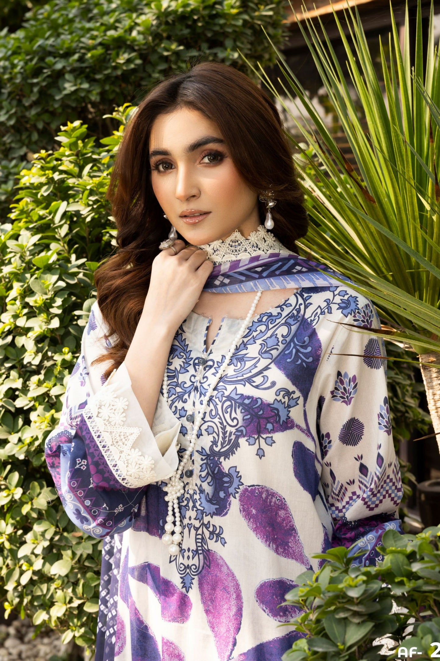 AAFREEN BY RIAZ ARTS EMBROIDERED LAWN 2025