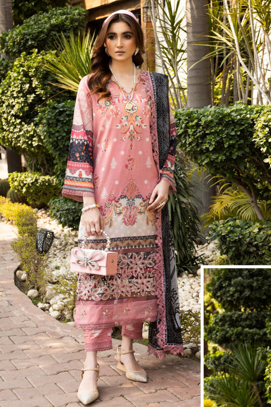 AAFREEN BY RIAZ ARTS EMBROIDERED LAWN 2025