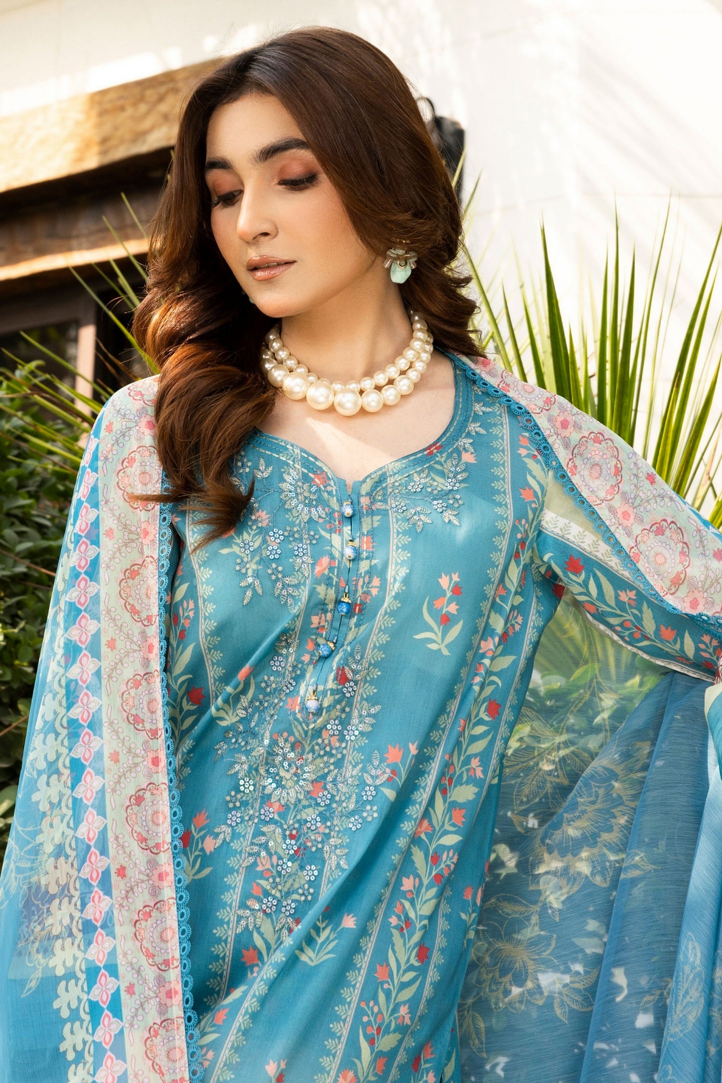 AAFREEN BY RIAZ ARTS EMBROIDERED LAWN 2025