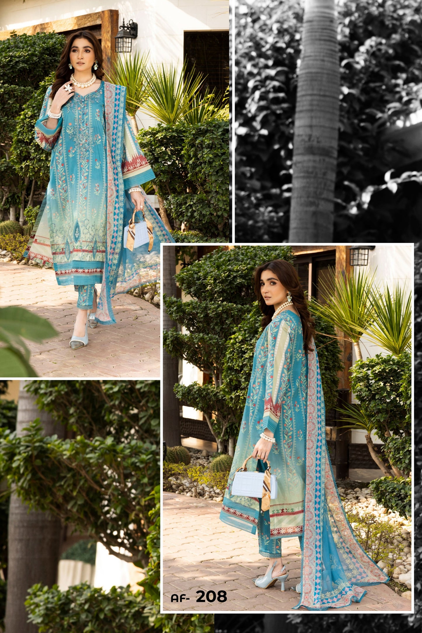 AAFREEN BY RIAZ ARTS EMBROIDERED LAWN 2025