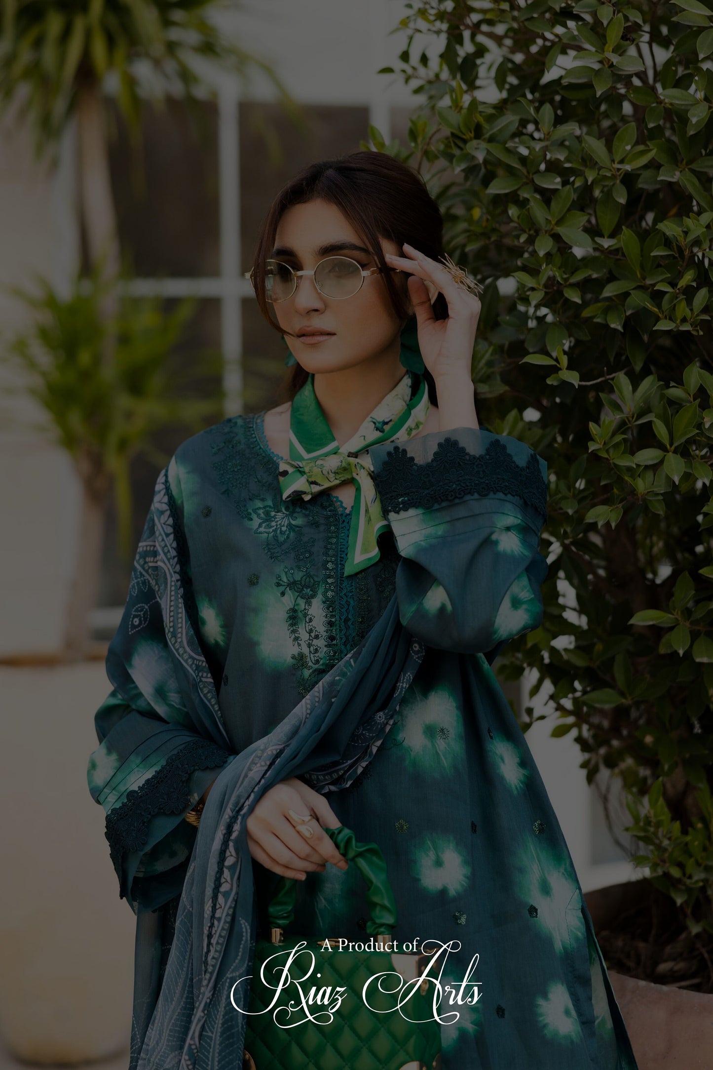 AAFREEN BY RIAZ ARTS EMBROIDERED LAWN 2025