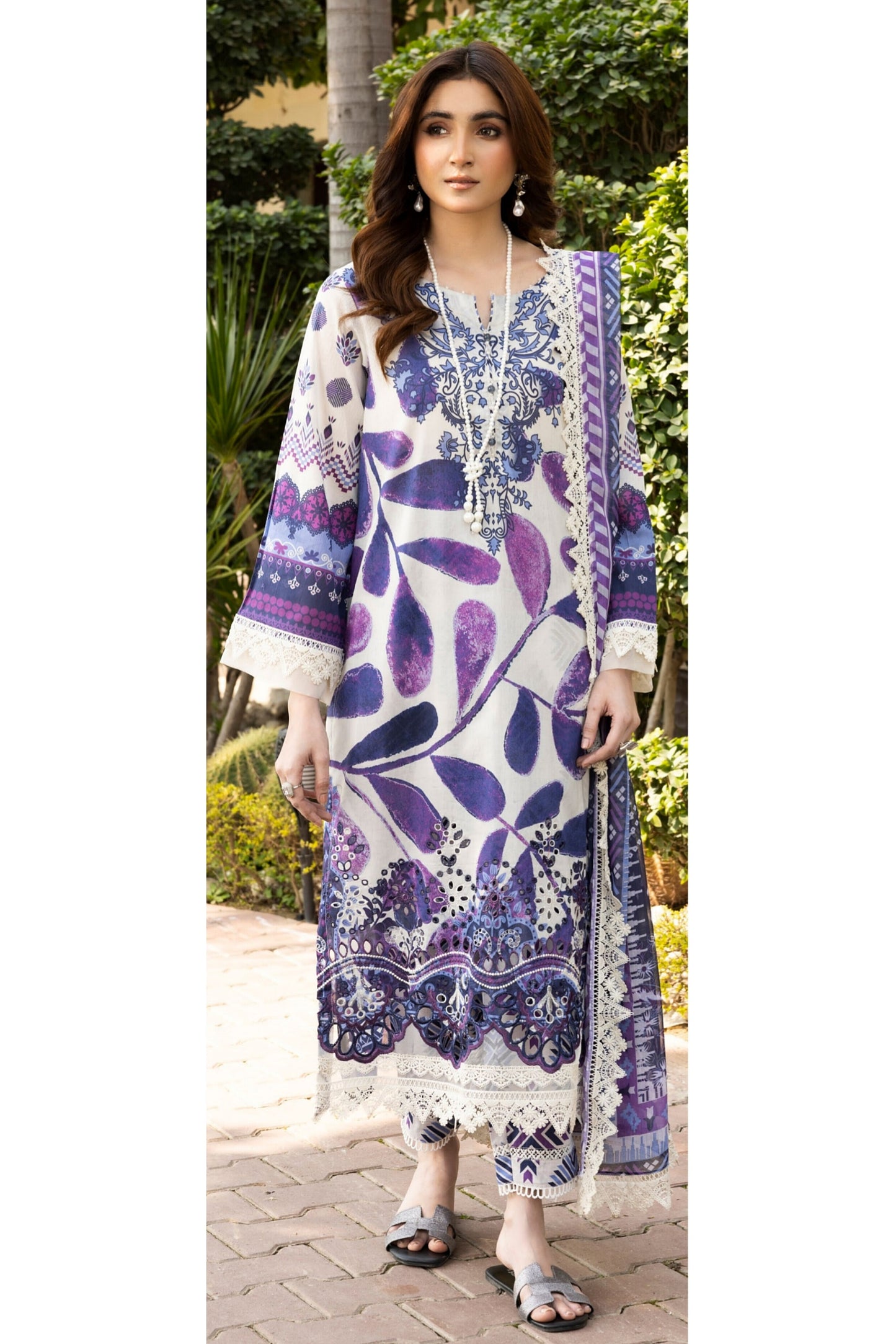 AAFREEN BY RIAZ ARTS EMBROIDERED LAWN 2025