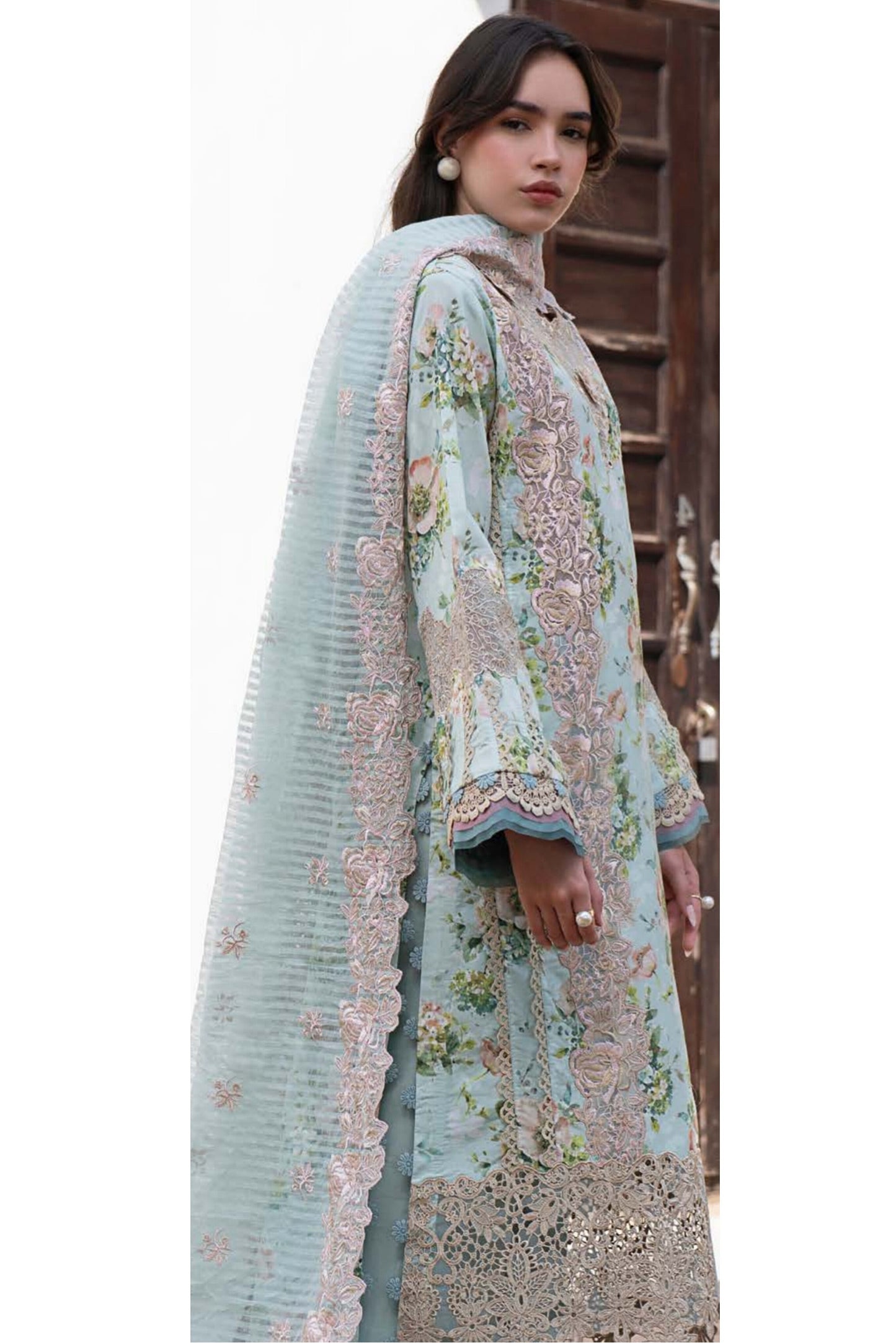 ALIF AJR PRITKARI LAWN EMBROIDERED 2025