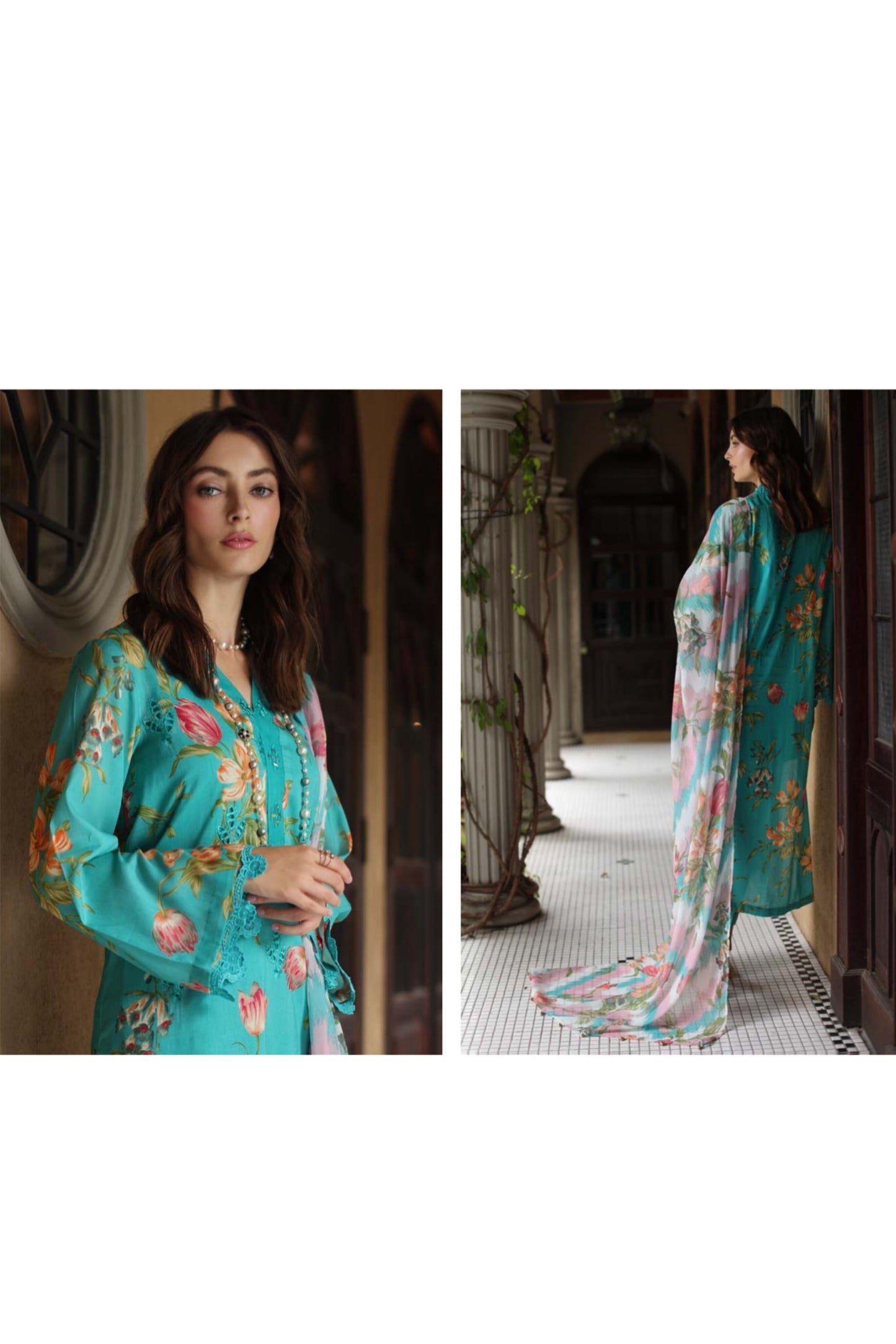 AAFREEN BY RIAZ ARTS CHIKANKARI EMBROIDERED LAWN 2025