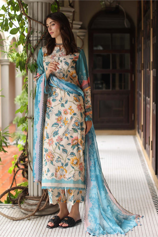 AAFREEN BY RIAZ ARTS CHIKANKARI EMBROIDERED LAWN 2025