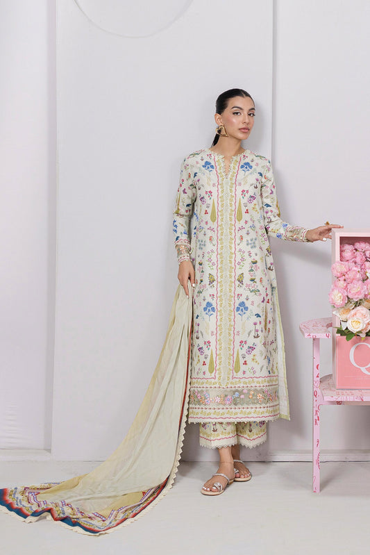 QALAMKAR QPRINTS VOL 2 LAWN EMBROIDERED COLLECTION 2025