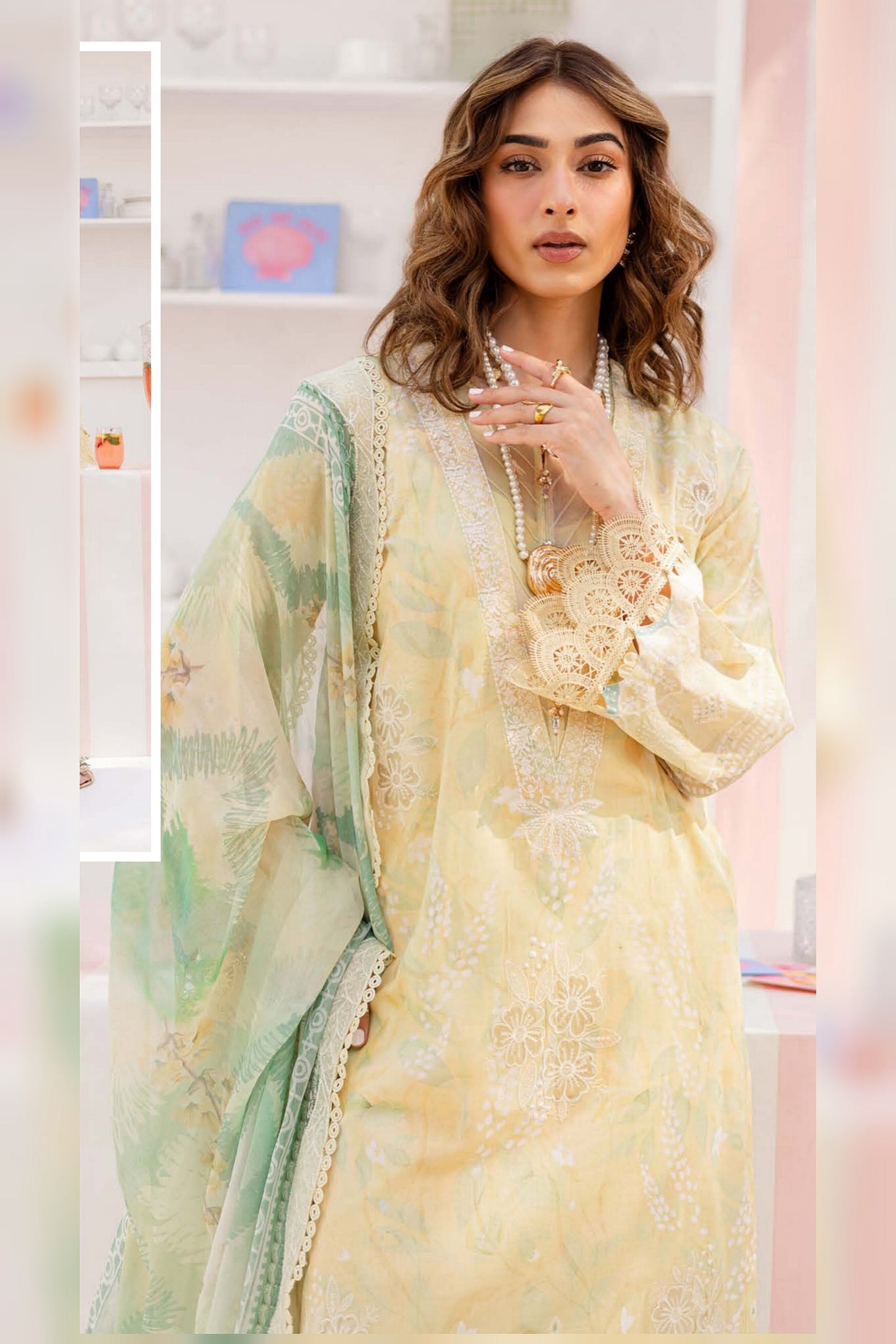 NUREH GARDENIA LAWN EMBROIDERED COLLECTION 2025