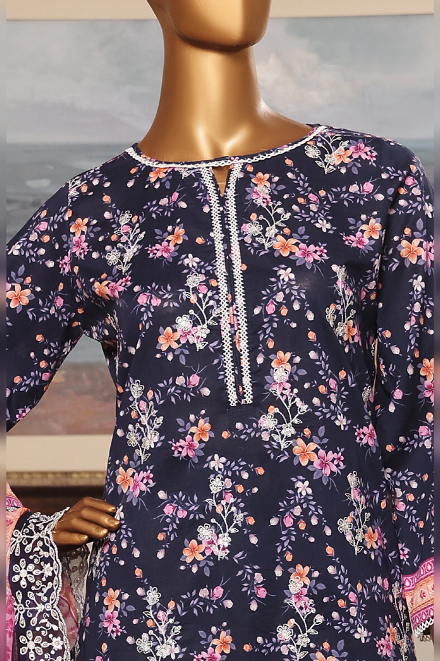 RIWAYAT PREMIUM EMBROIDERED LAWN WITH CHIFFON EMBROIDERED DUPATTA VOL 13 2025