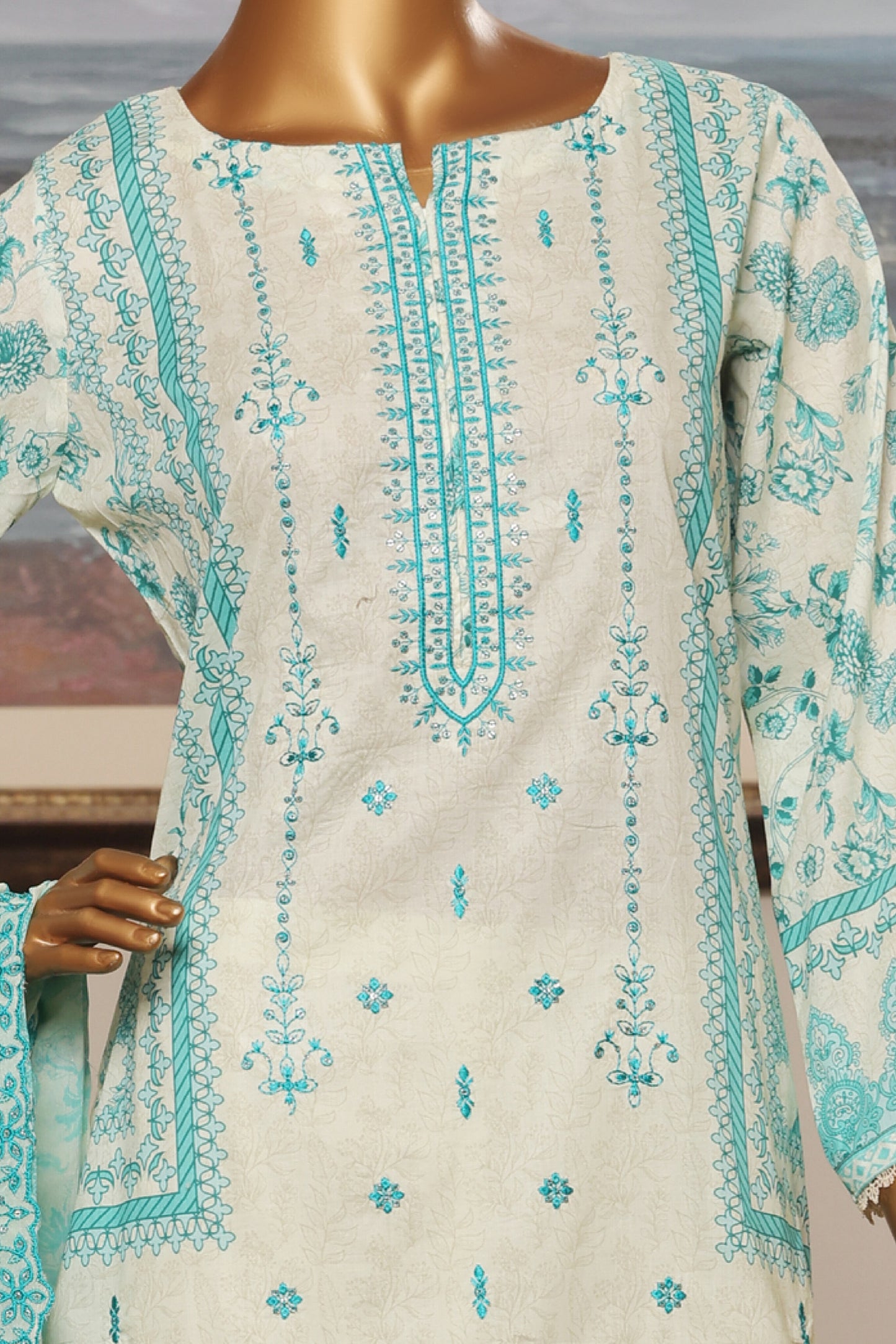 RIWAYAT PREMIUM EMBROIDERED LAWN WITH CHIFFON EMBROIDERED DUPATTA VOL 13 2025