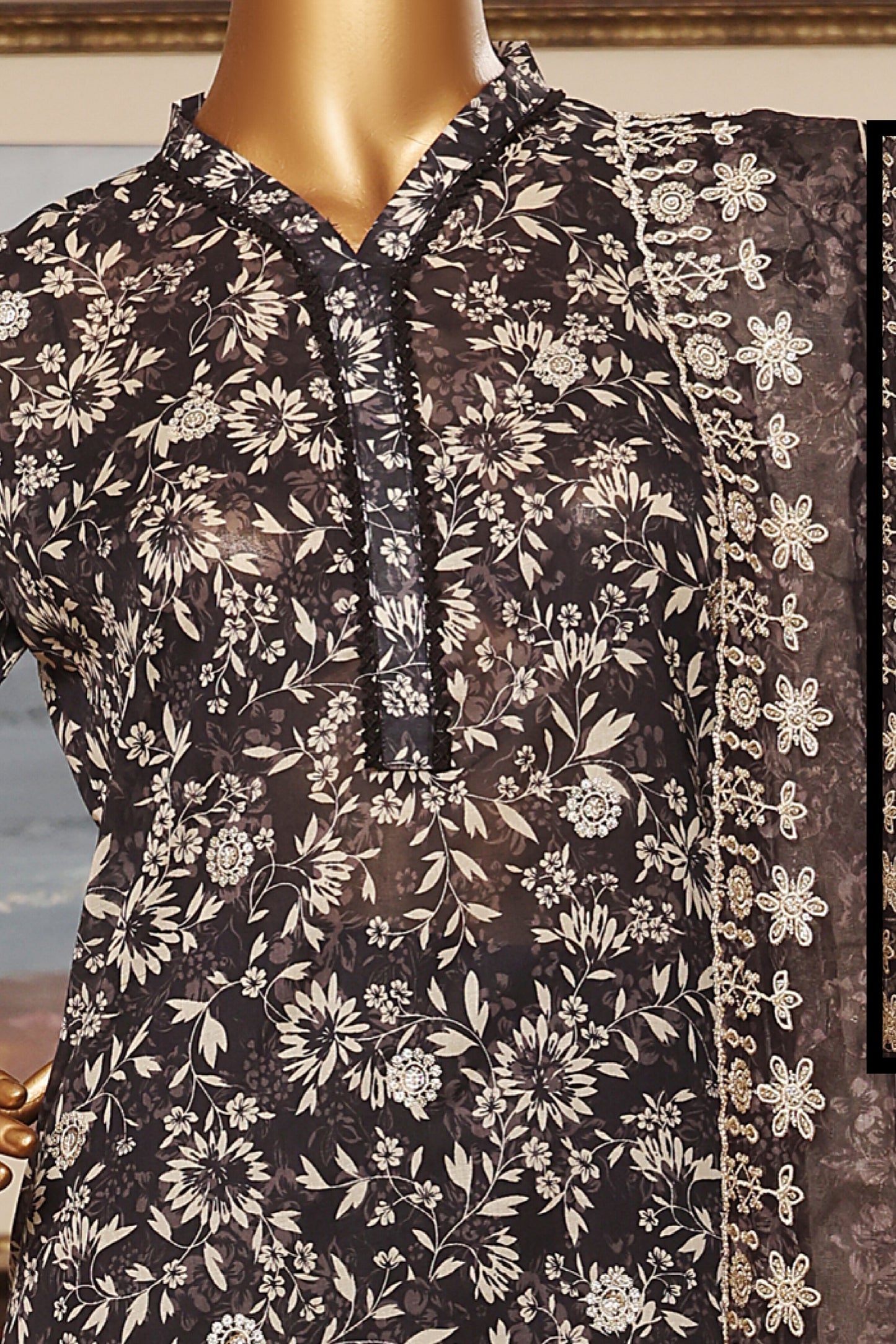 RIWAYAT PREMIUM EMBROIDERED LAWN WITH CHIFFON EMBROIDERED DUPATTA VOL 13 2025