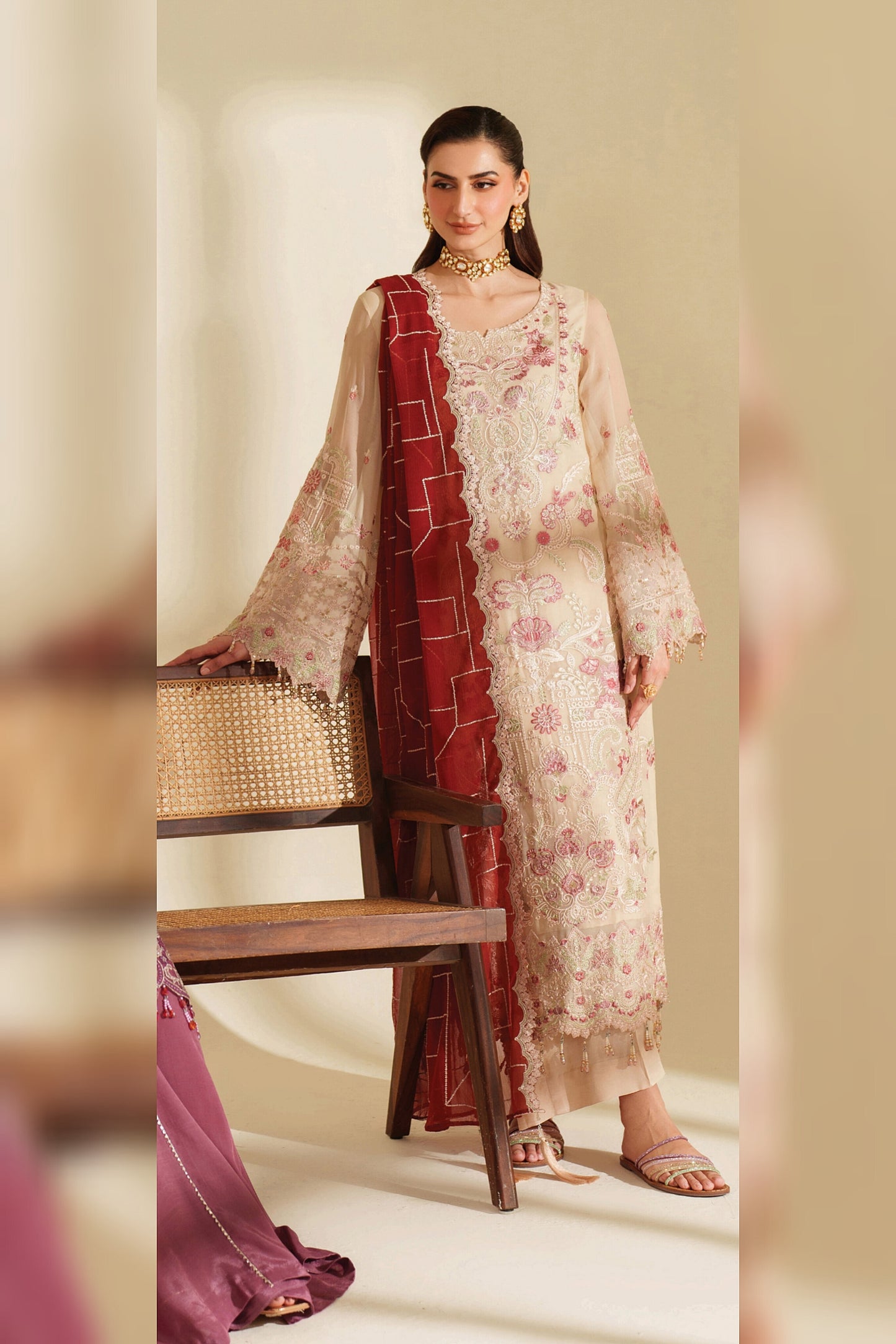IMROZIA NOORE LUXURY CHIFFON COLLECTION 2025 [ CODE - U0805 ]