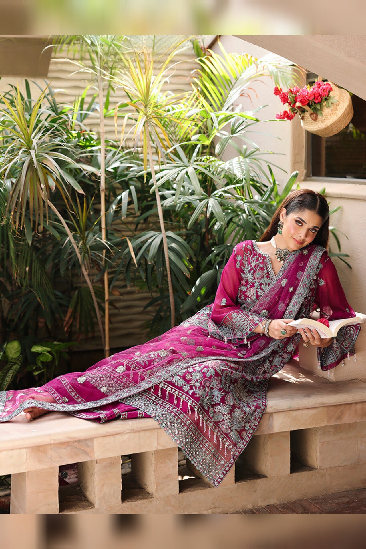 MUSHQ ROHEENAZ AANGAN LUXURY CHIFFON COLLECTION 2025 5